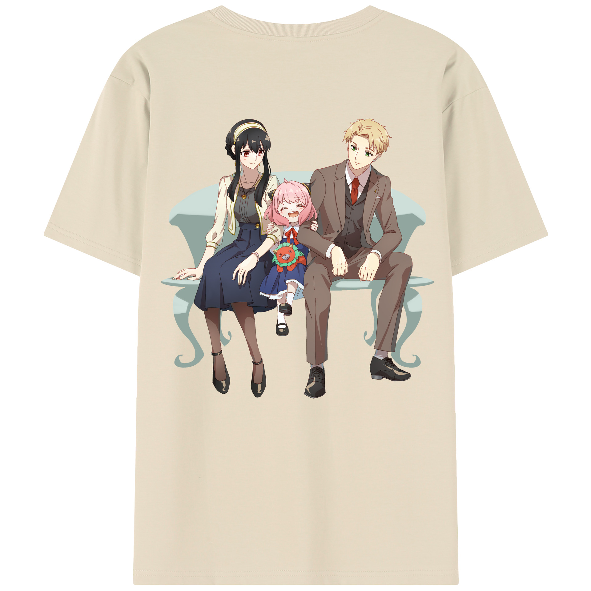 （画像用） SPY×FAMILY间谍家家酒 綿100％半袖Tシャツ（背面プリント）