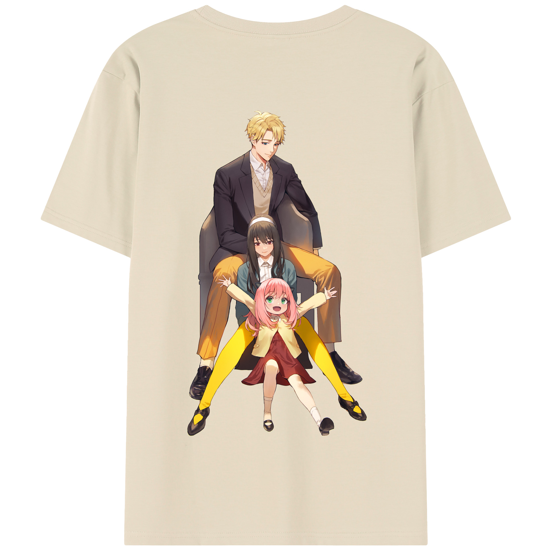 SPY×FAMILY间谍家家酒 綿100％半袖Tシャツ（背面プリント）