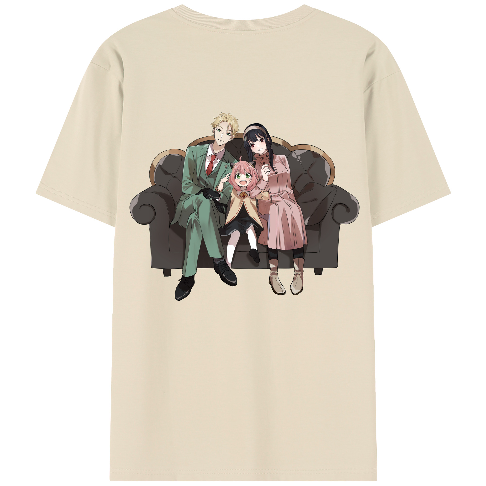 （画像用） SPY×FAMILY间谍家家酒 綿100％半袖Tシャツ（背面プリント）