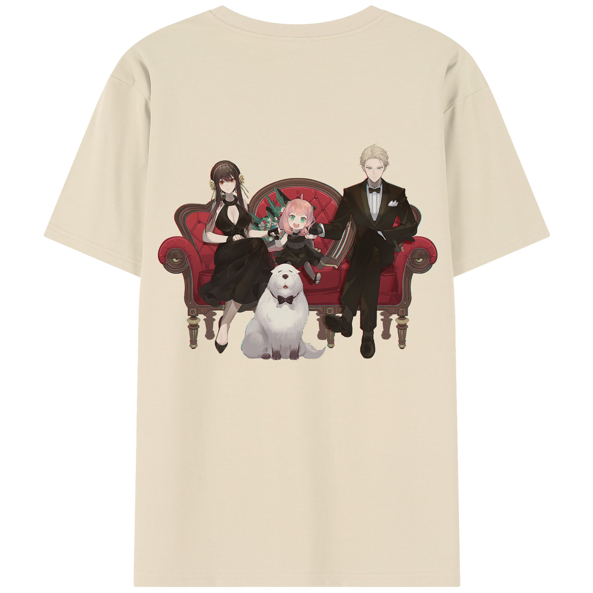 （画像用） SPY×FAMILY间谍家家酒 綿100％半袖Tシャツ（背面プリント）