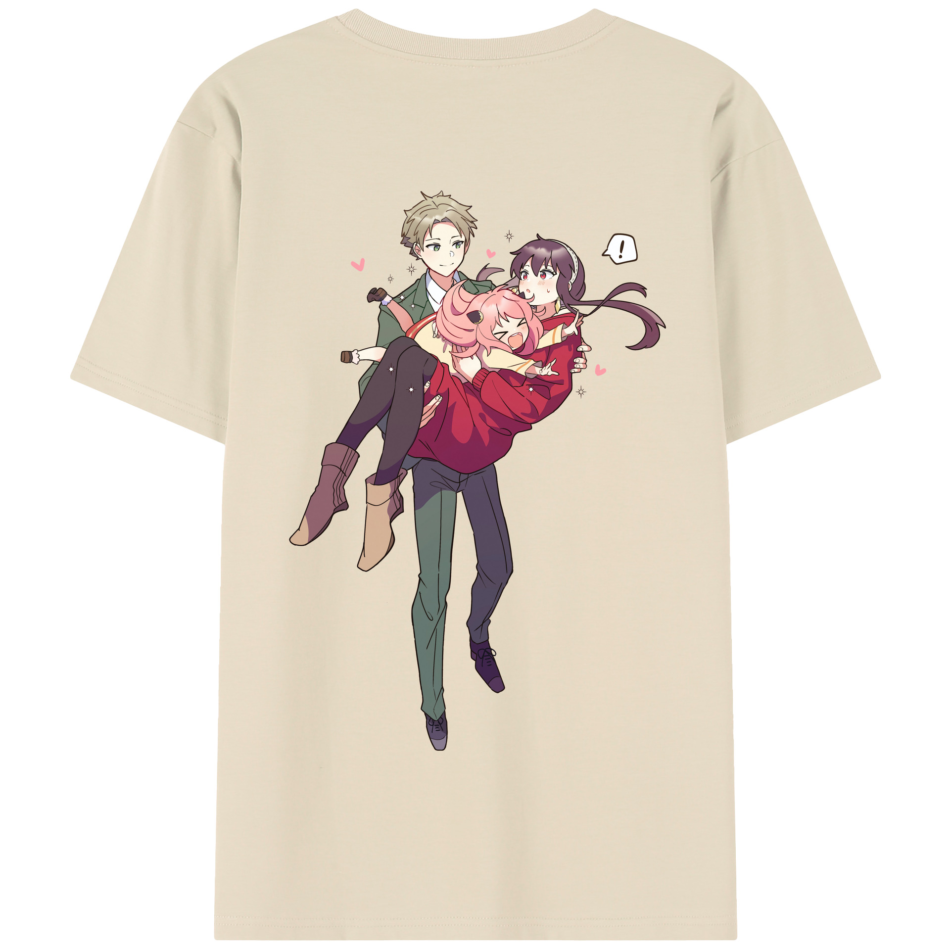 （画像用） SPY×FAMILY间谍家家酒 綿100％半袖Tシャツ（背面プリント）