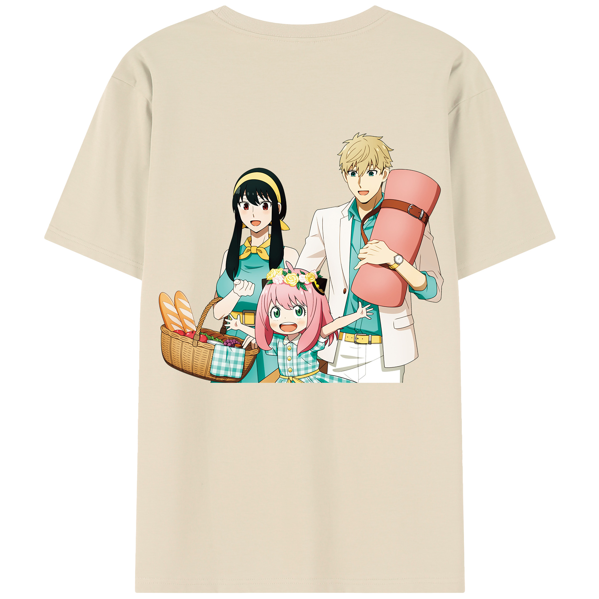 （画像用） SPY×FAMILY间谍家家酒 綿100％半袖Tシャツ（背面プリント）