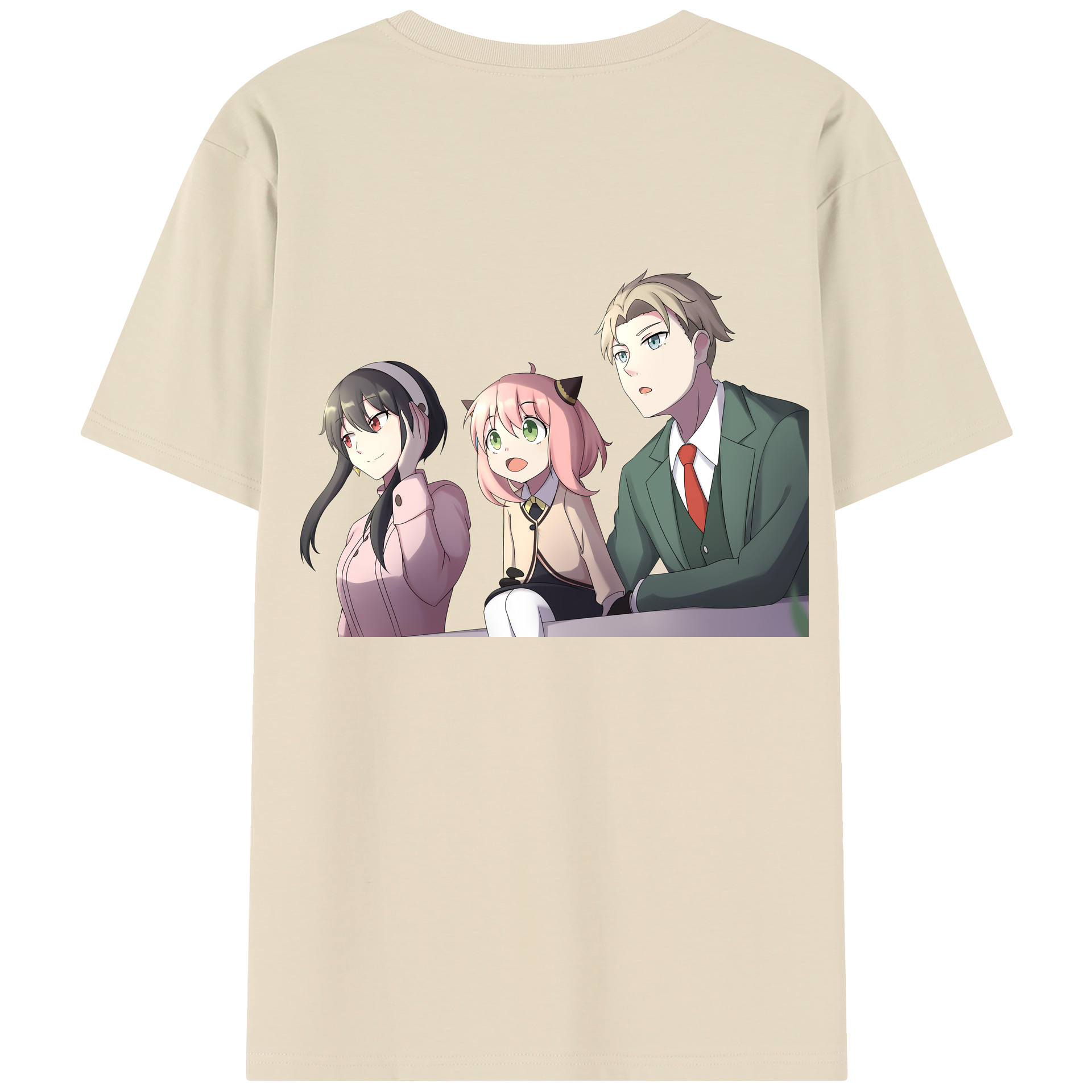（画像用） SPY×FAMILY间谍家家酒 綿100％半袖Tシャツ（背面プリント）