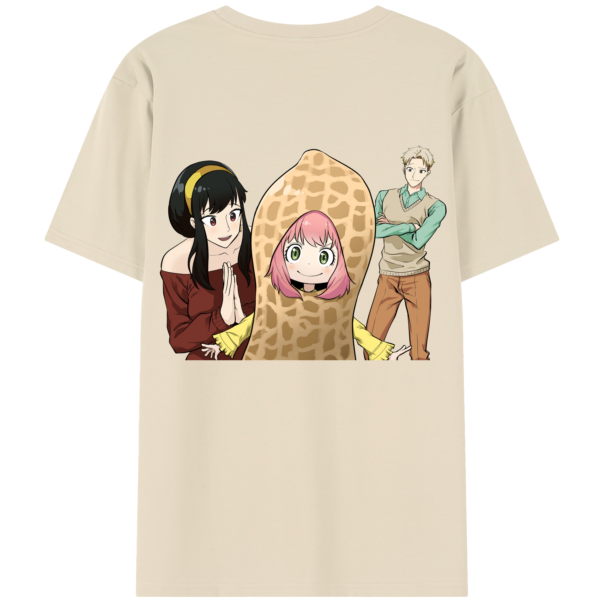 （画像用） SPY×FAMILY间谍家家酒 綿100％半袖Tシャツ（背面プリント）