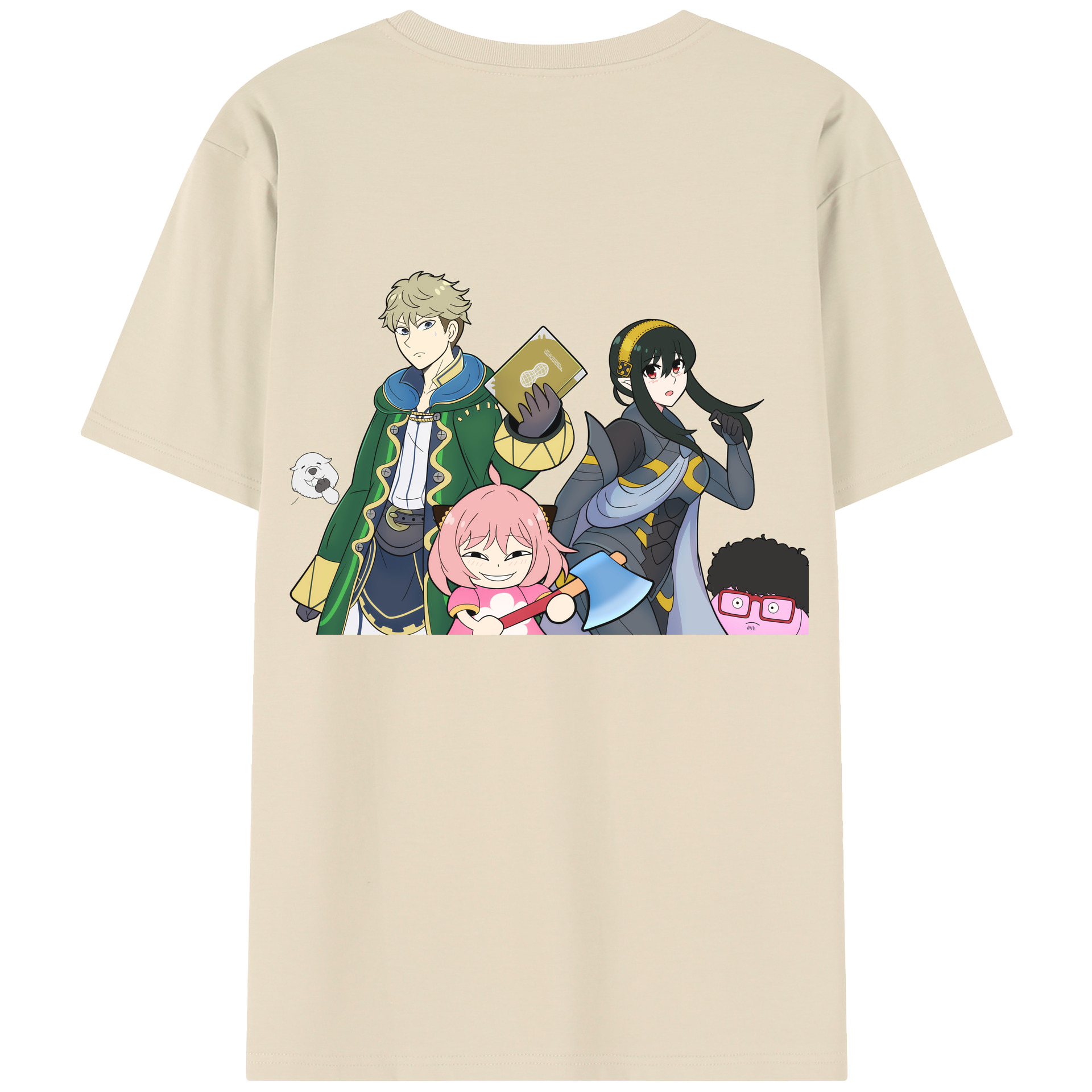 （画像用） SPY×FAMILY间谍家家酒 綿100％半袖Tシャツ（背面プリント）