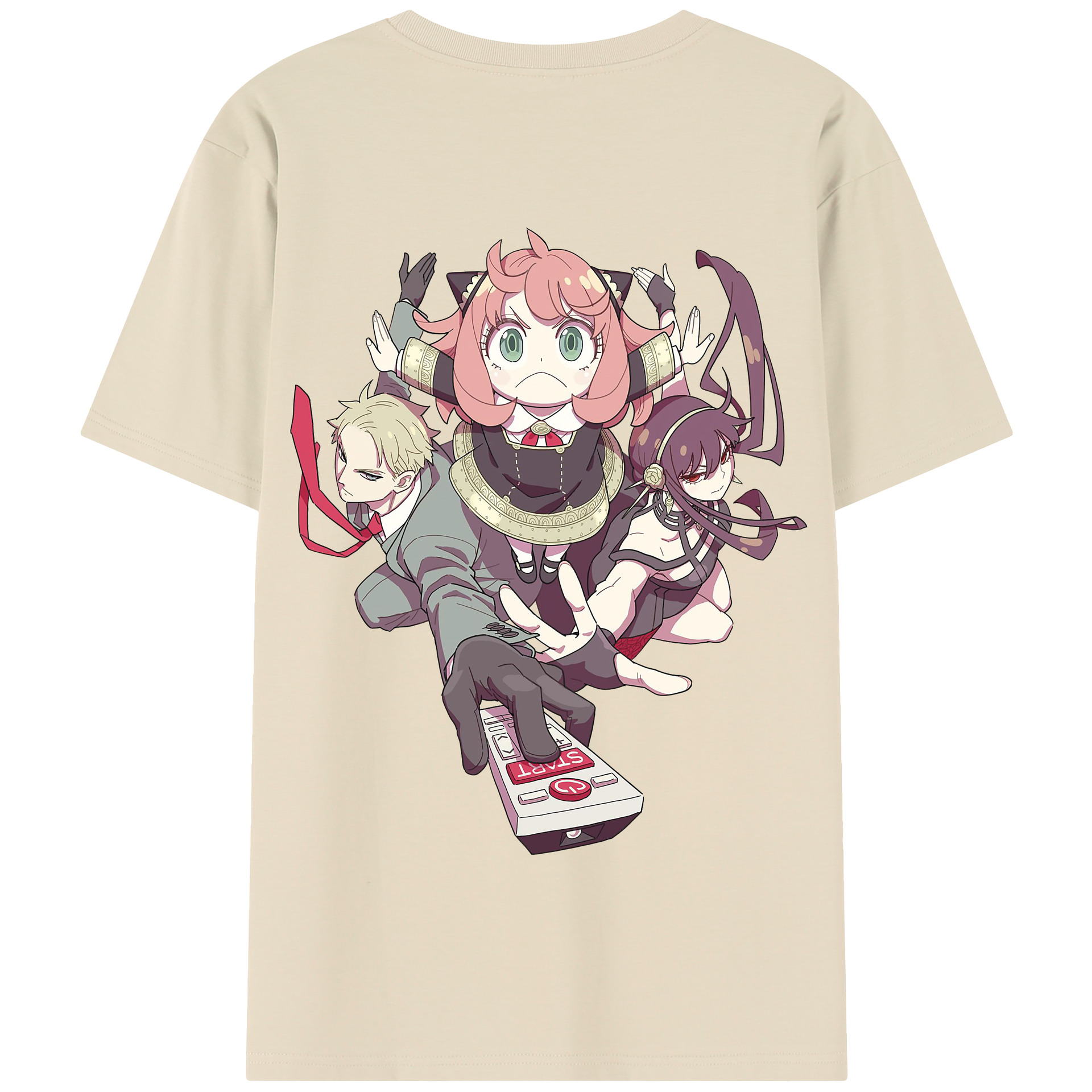 （画像用） SPY×FAMILY间谍家家酒 綿100％半袖Tシャツ（背面プリント）
