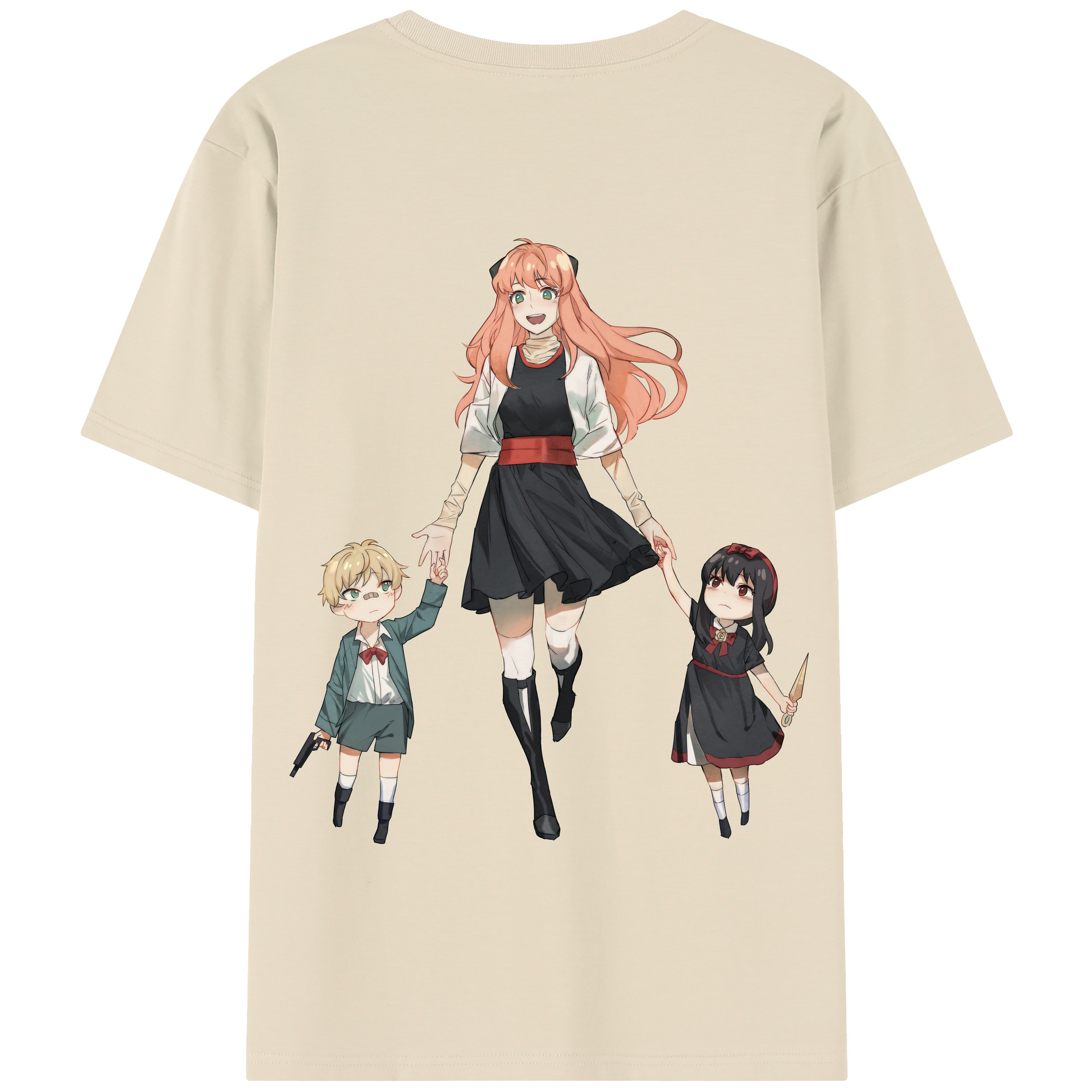 （画像用） SPY×FAMILY间谍家家酒 綿100％半袖Tシャツ（背面プリント）