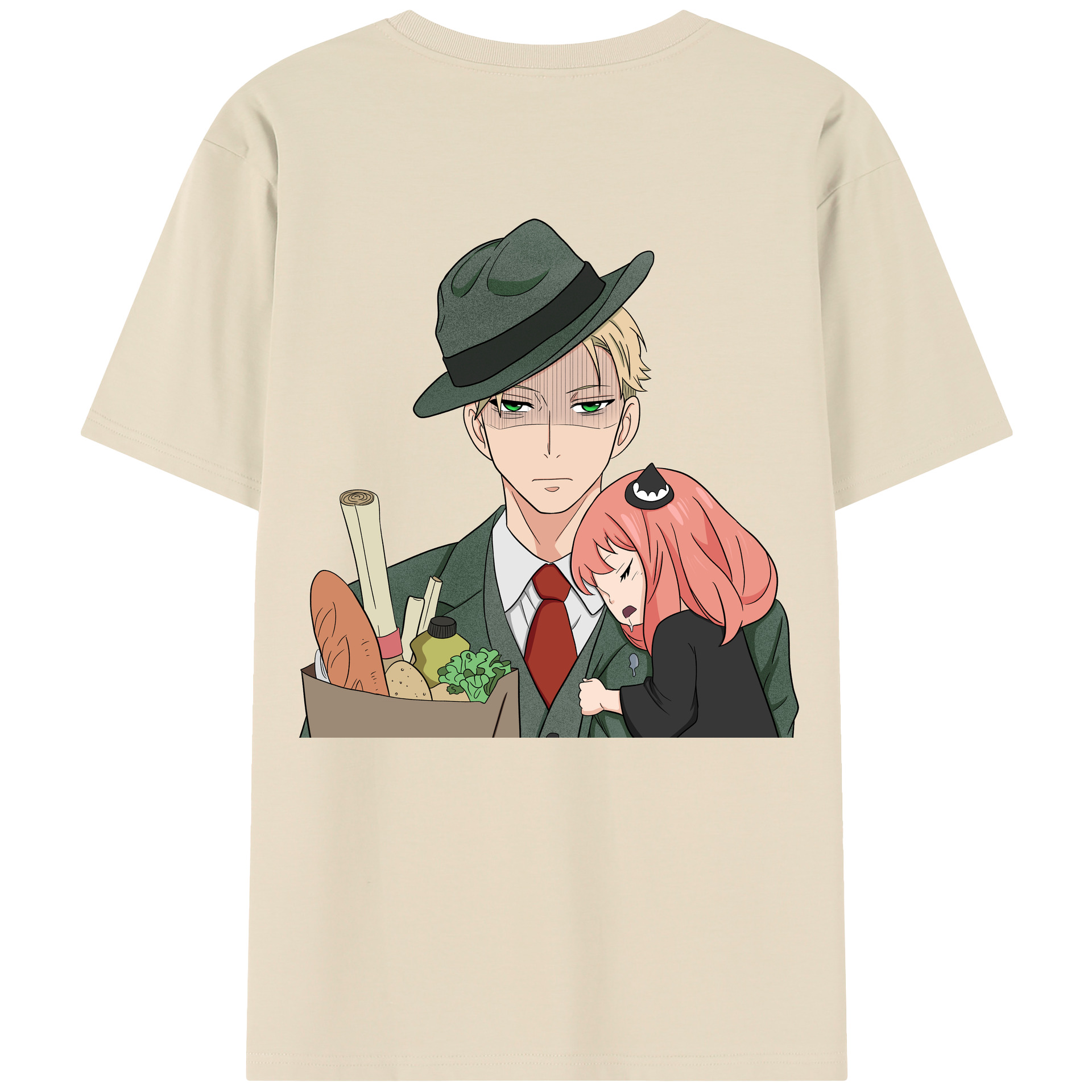 （画像用） SPY×FAMILY间谍家家酒 綿100％半袖Tシャツ（背面プリント）