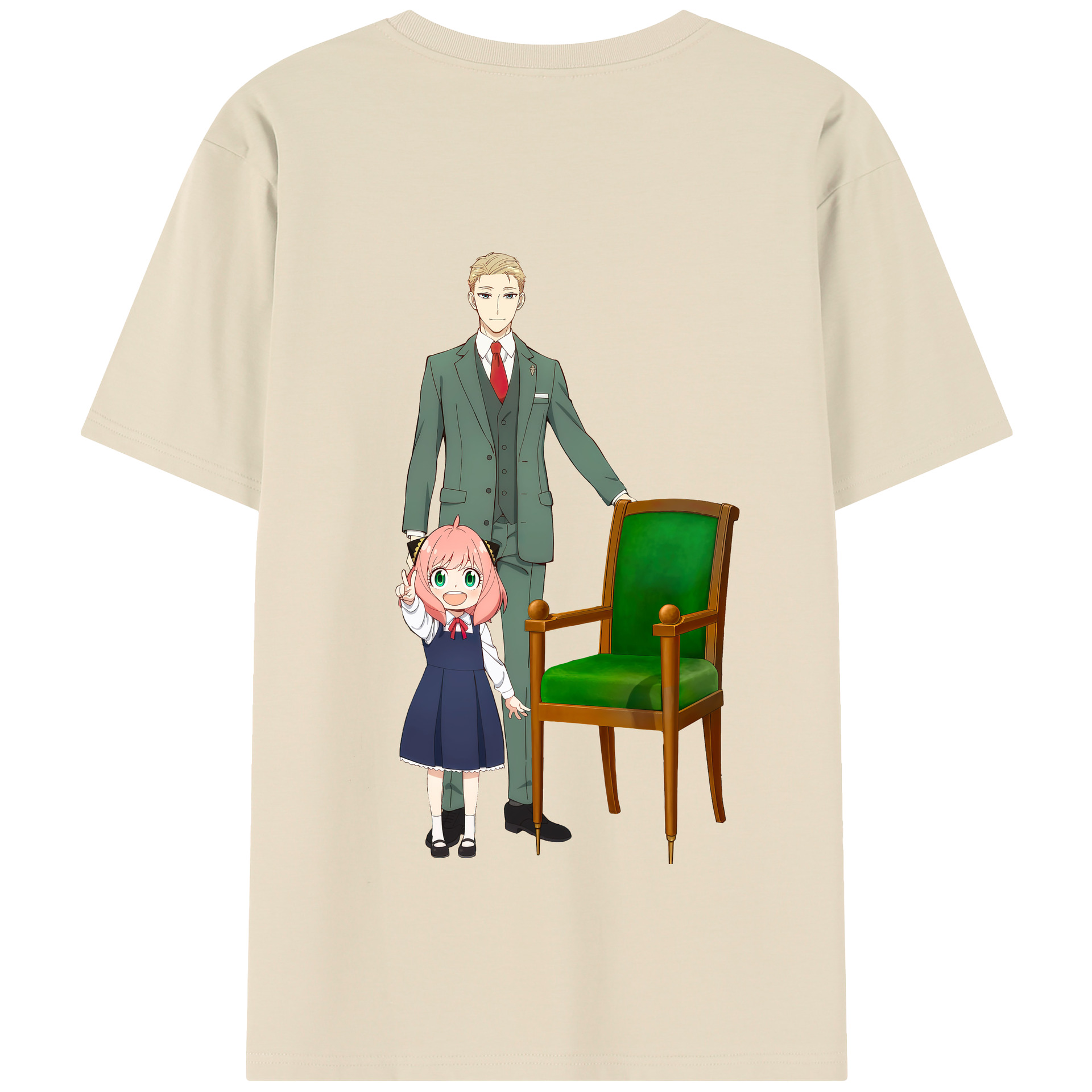 （画像用） SPY×FAMILY间谍家家酒 綿100％半袖Tシャツ（背面プリント）