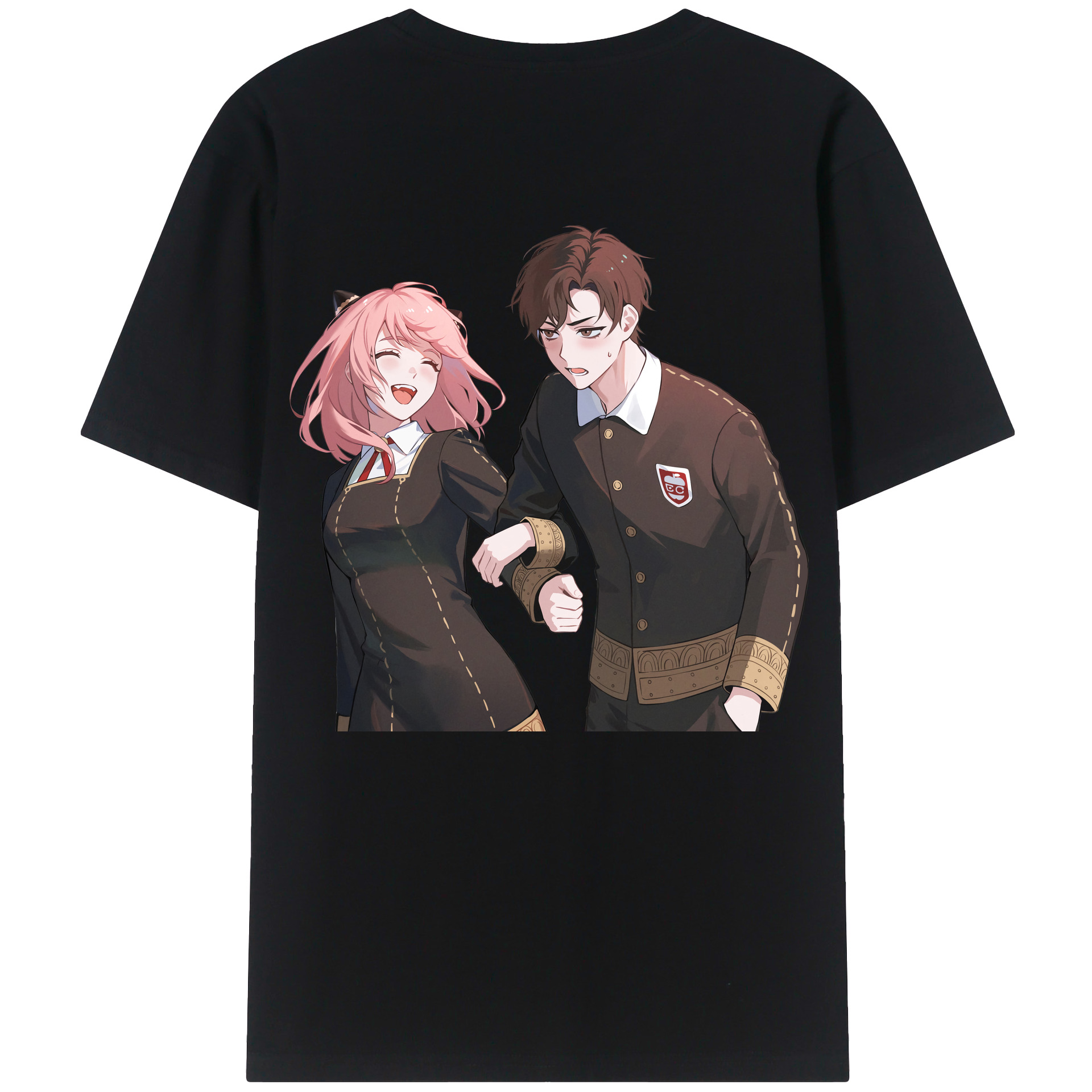 （画像用） SPY×FAMILY间谍家家酒 綿100％半袖Tシャツ（背面プリント）
