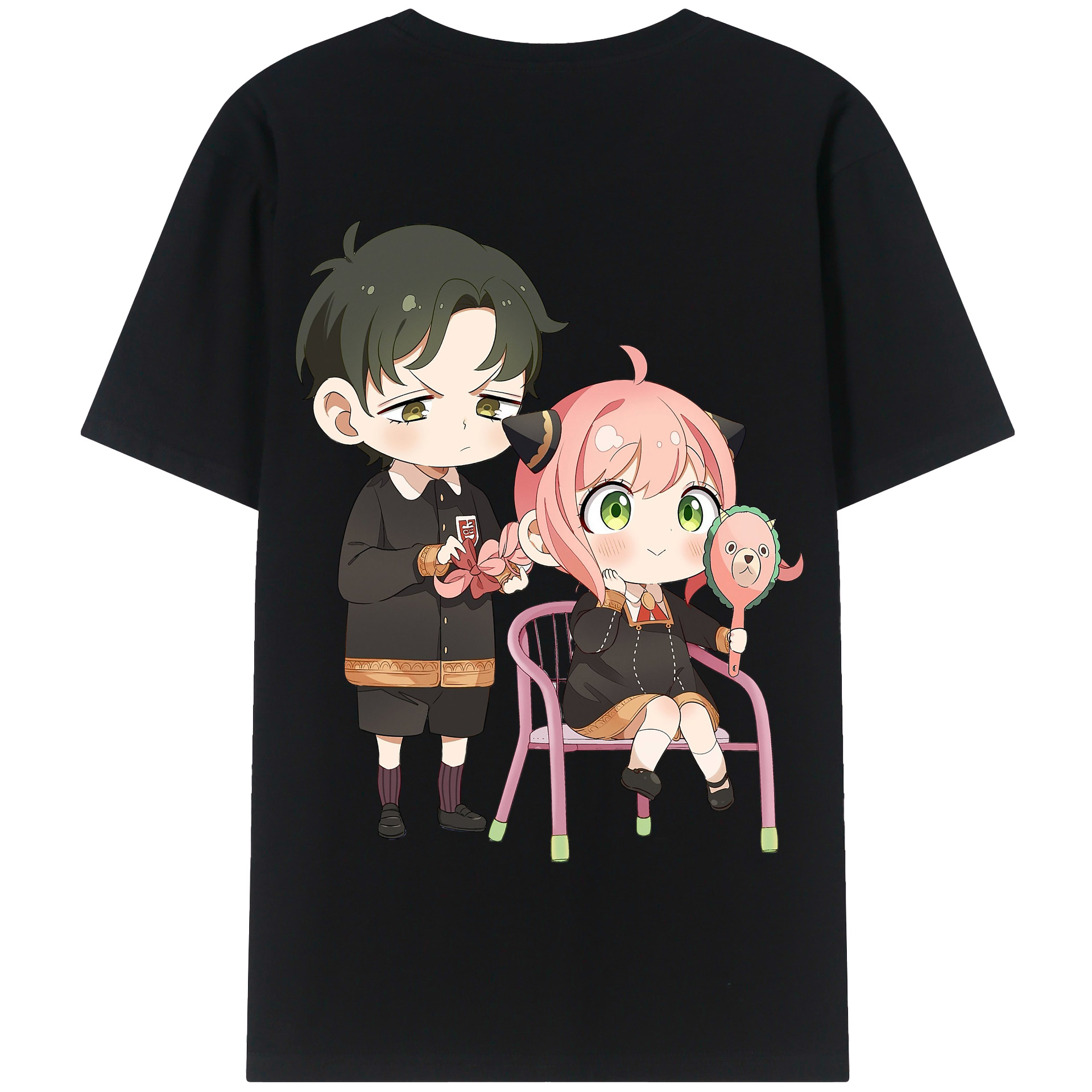 （画像用） SPY×FAMILY间谍家家酒 綿100％半袖Tシャツ（背面プリント）