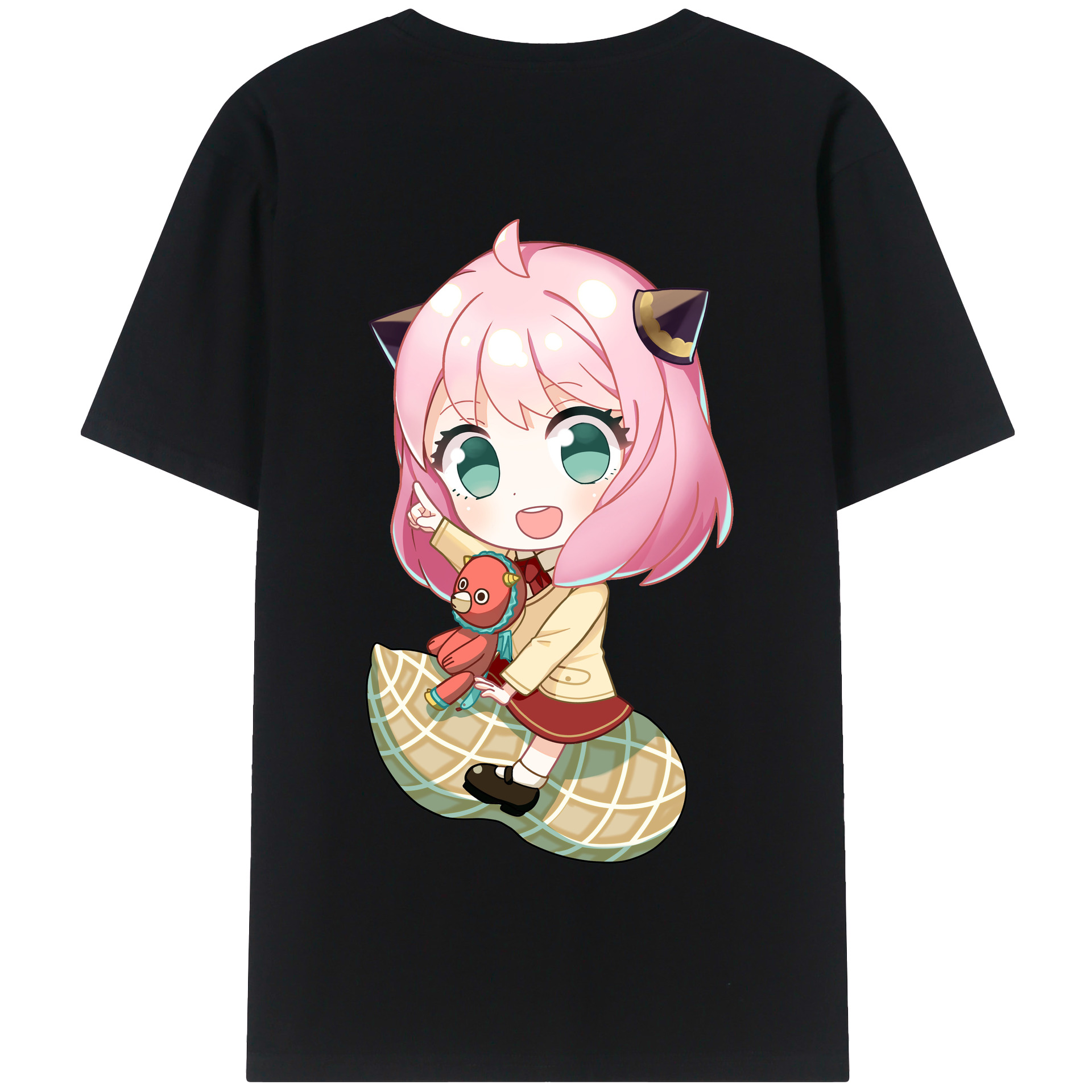 （画像用） SPY×FAMILY间谍家家酒 綿100％半袖Tシャツ（背面プリント）