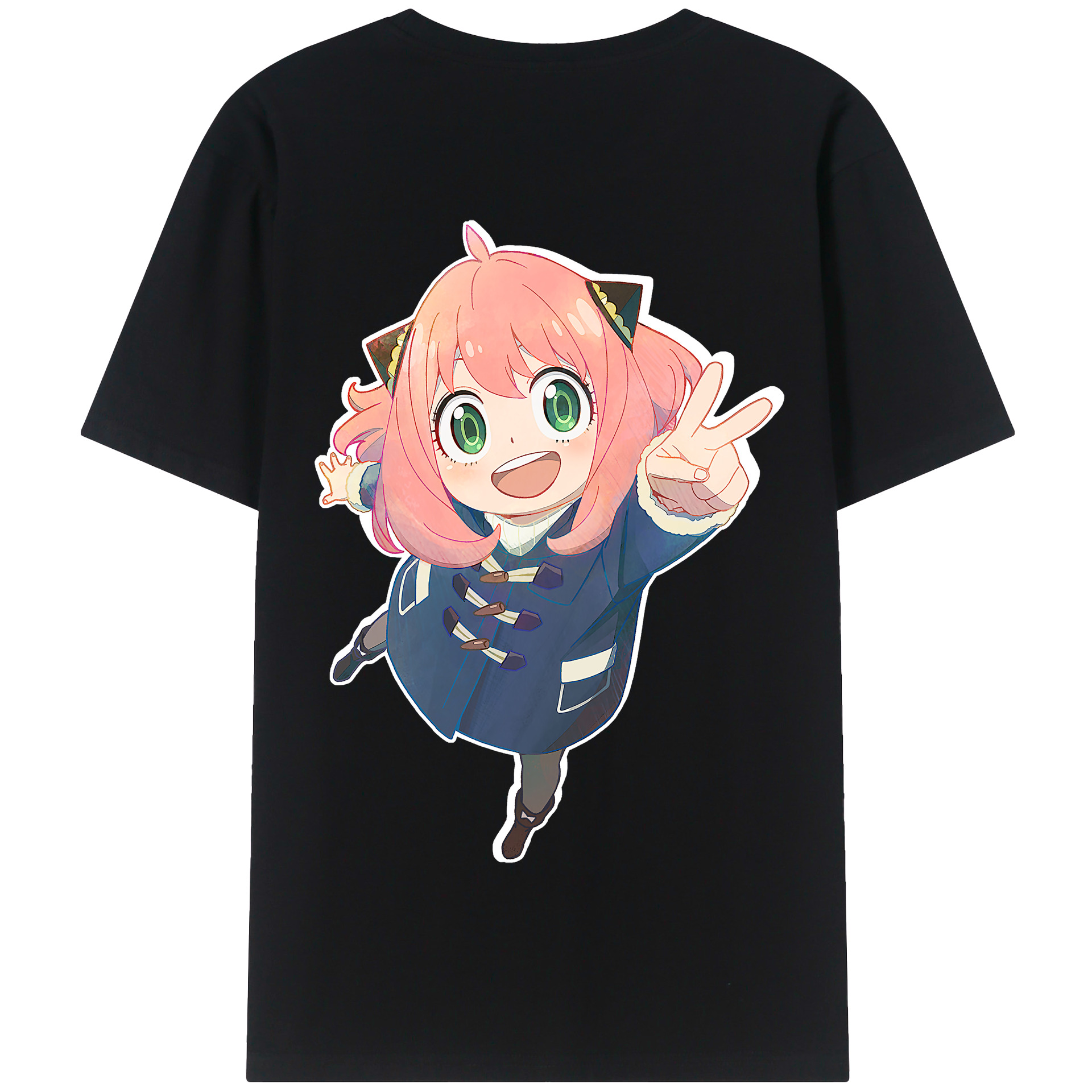 （画像用） SPY×FAMILY间谍家家酒 綿100％半袖Tシャツ（背面プリント）