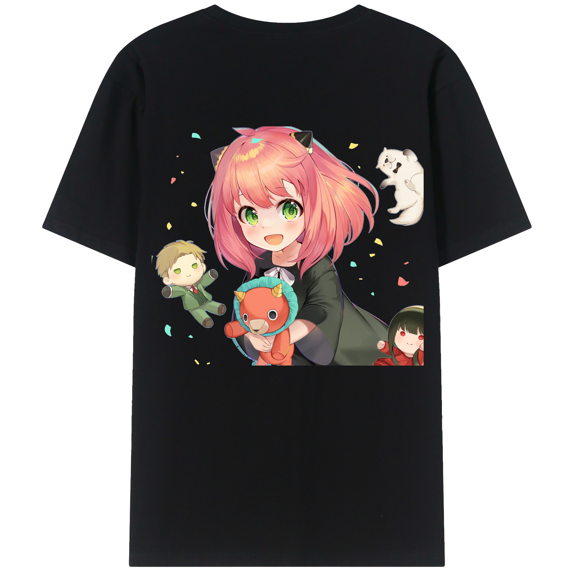 （画像用） SPY×FAMILY间谍家家酒 綿100％半袖Tシャツ（背面プリント）
