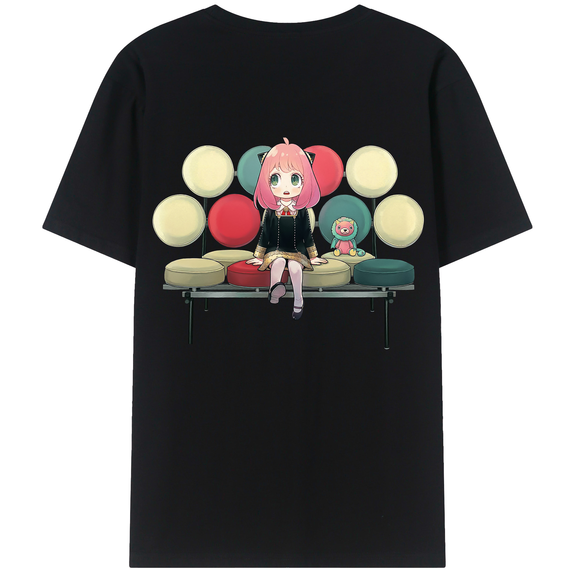 （画像用） SPY×FAMILY间谍家家酒 綿100％半袖Tシャツ（背面プリント）