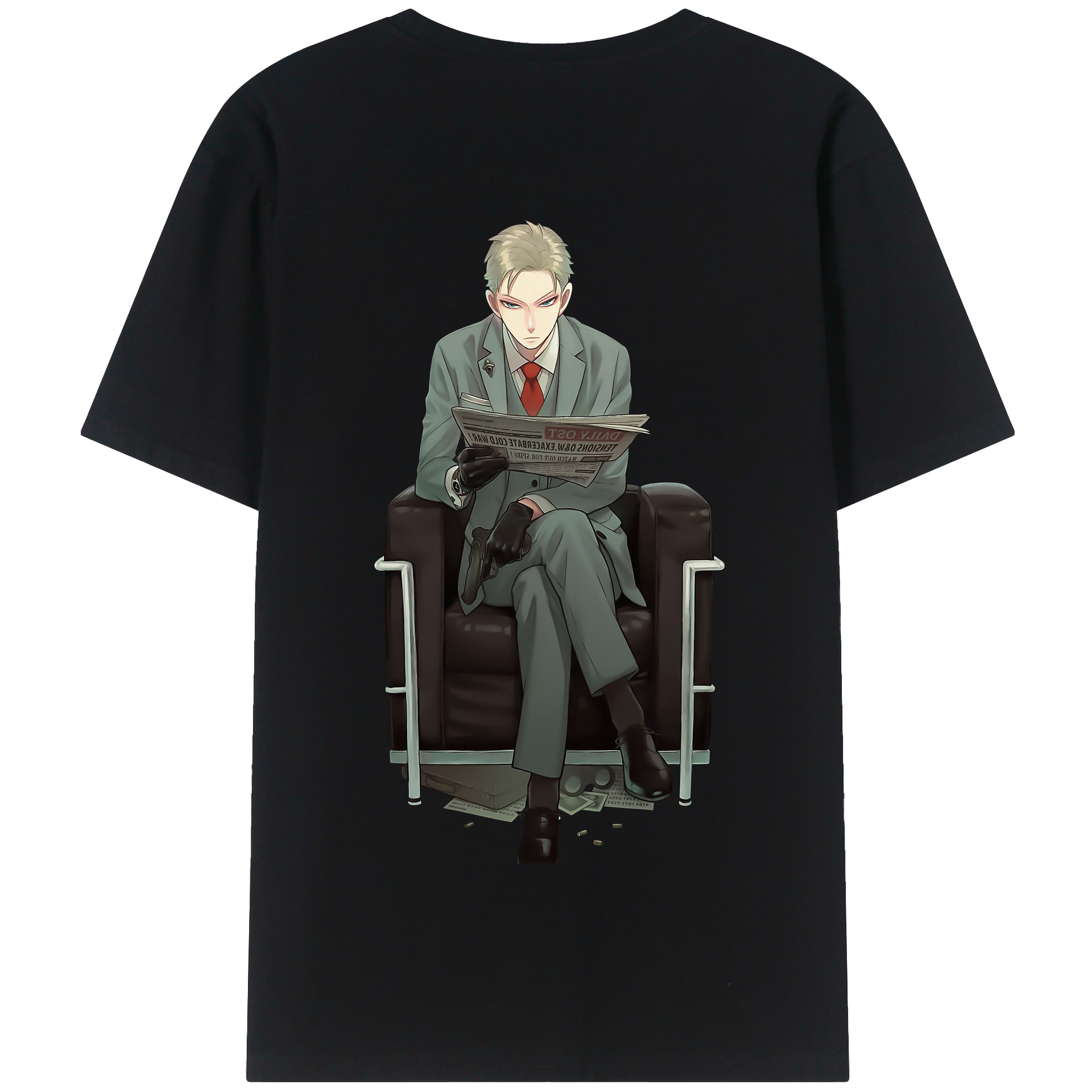 （画像用） SPY×FAMILY间谍家家酒 綿100％半袖Tシャツ（背面プリント）