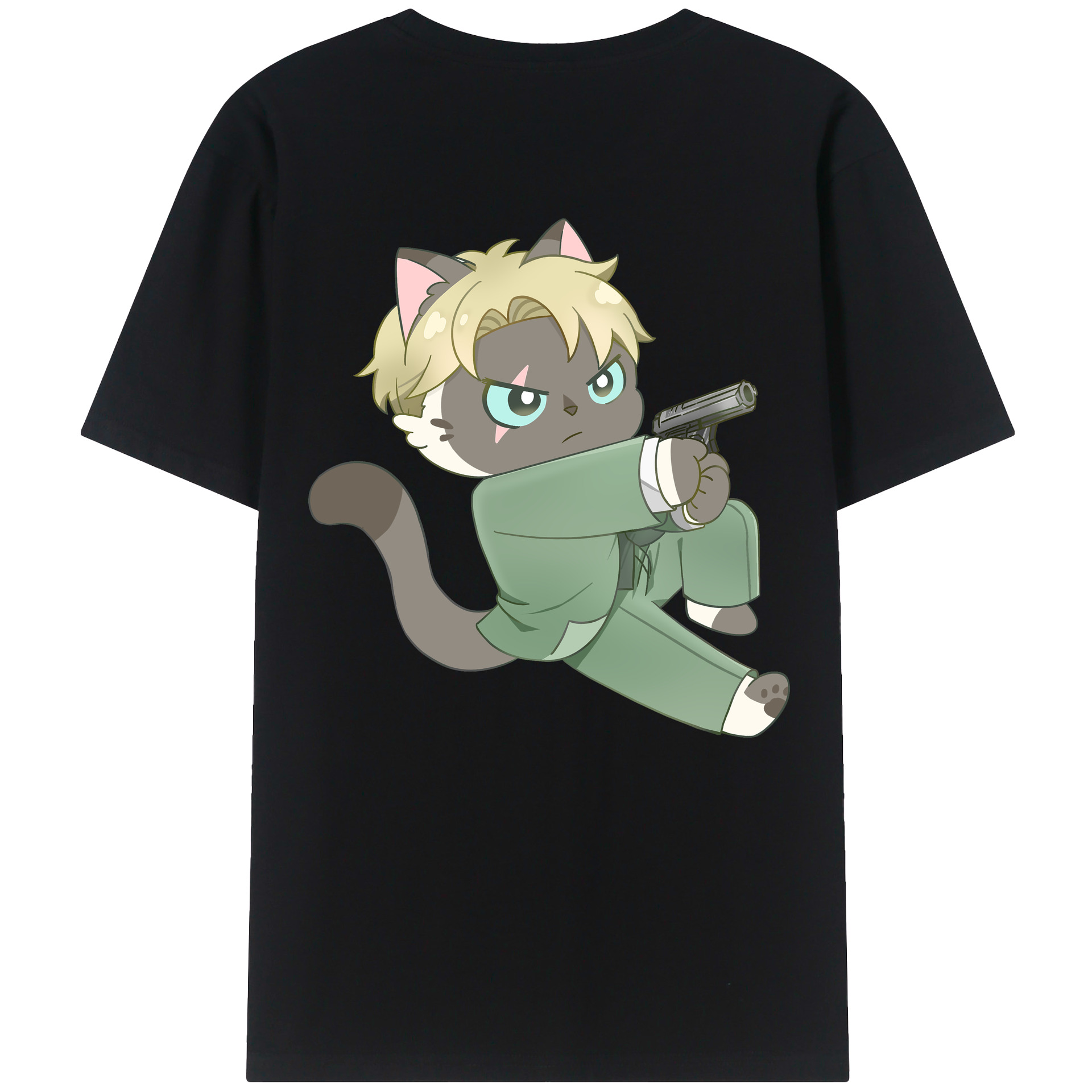 （画像用） SPY×FAMILY间谍家家酒 綿100％半袖Tシャツ（背面プリント）