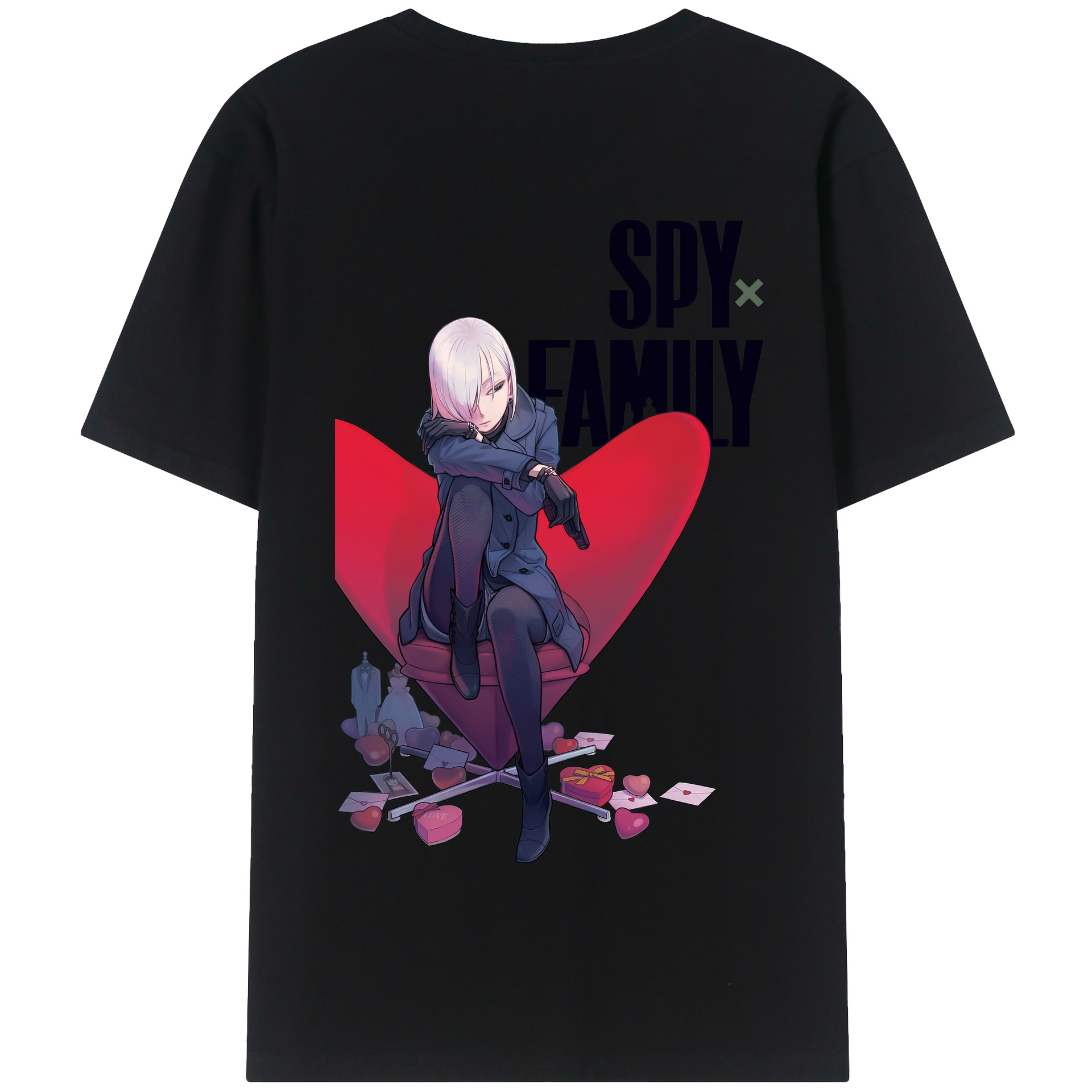 （画像用） SPY×FAMILY间谍家家酒 綿100％半袖Tシャツ（背面プリント）
