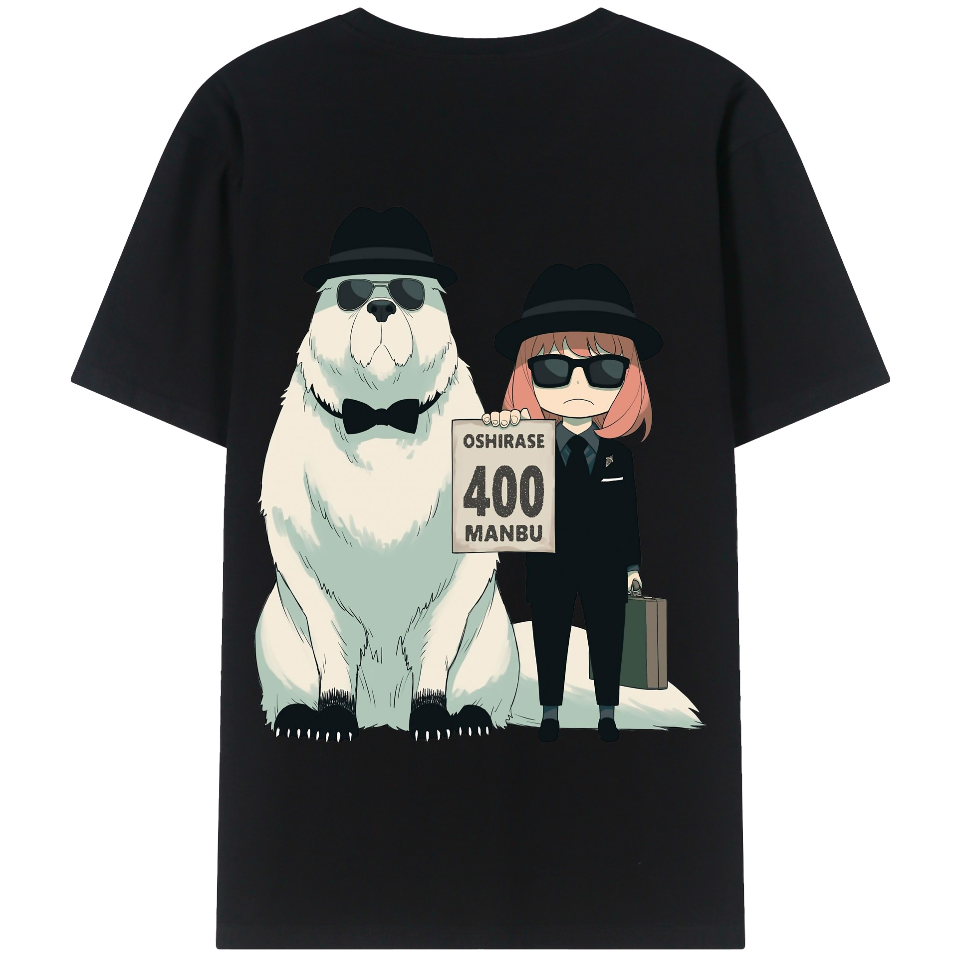 （画像用） SPY×FAMILY间谍家家酒 綿100％半袖Tシャツ（背面プリント）