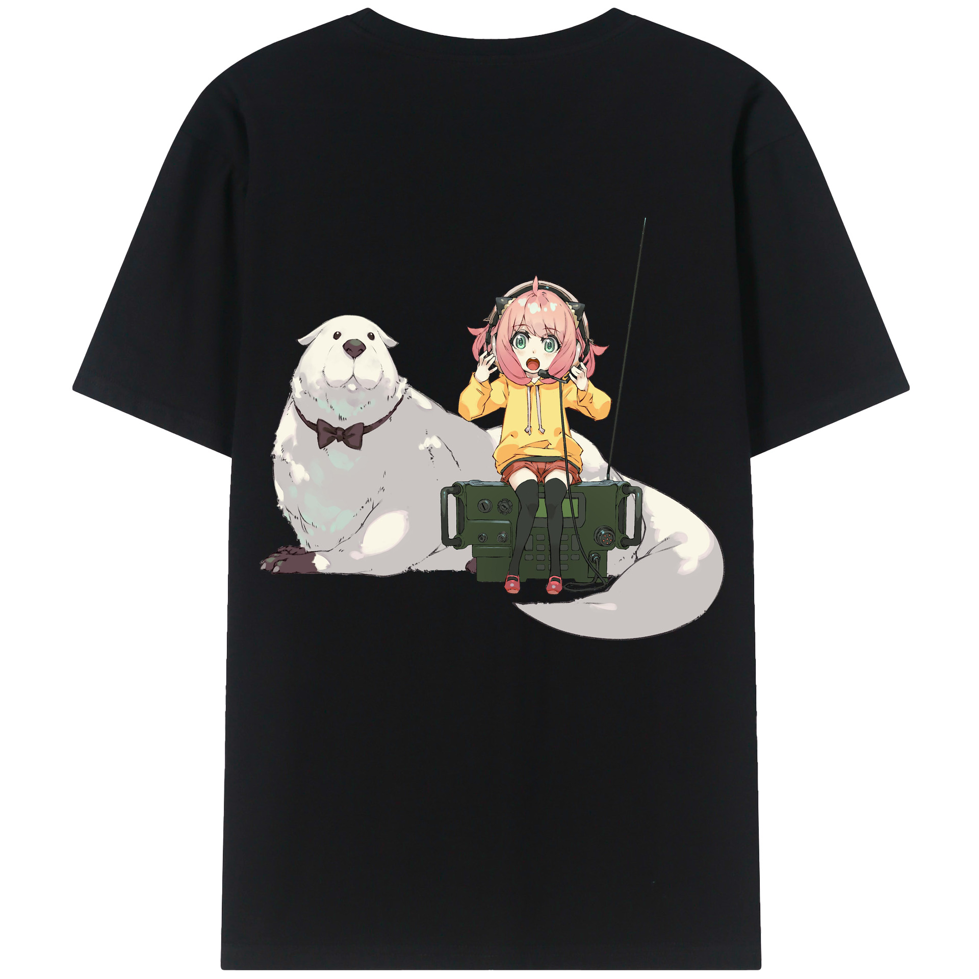 （画像用） SPY×FAMILY间谍家家酒 綿100％半袖Tシャツ（背面プリント）