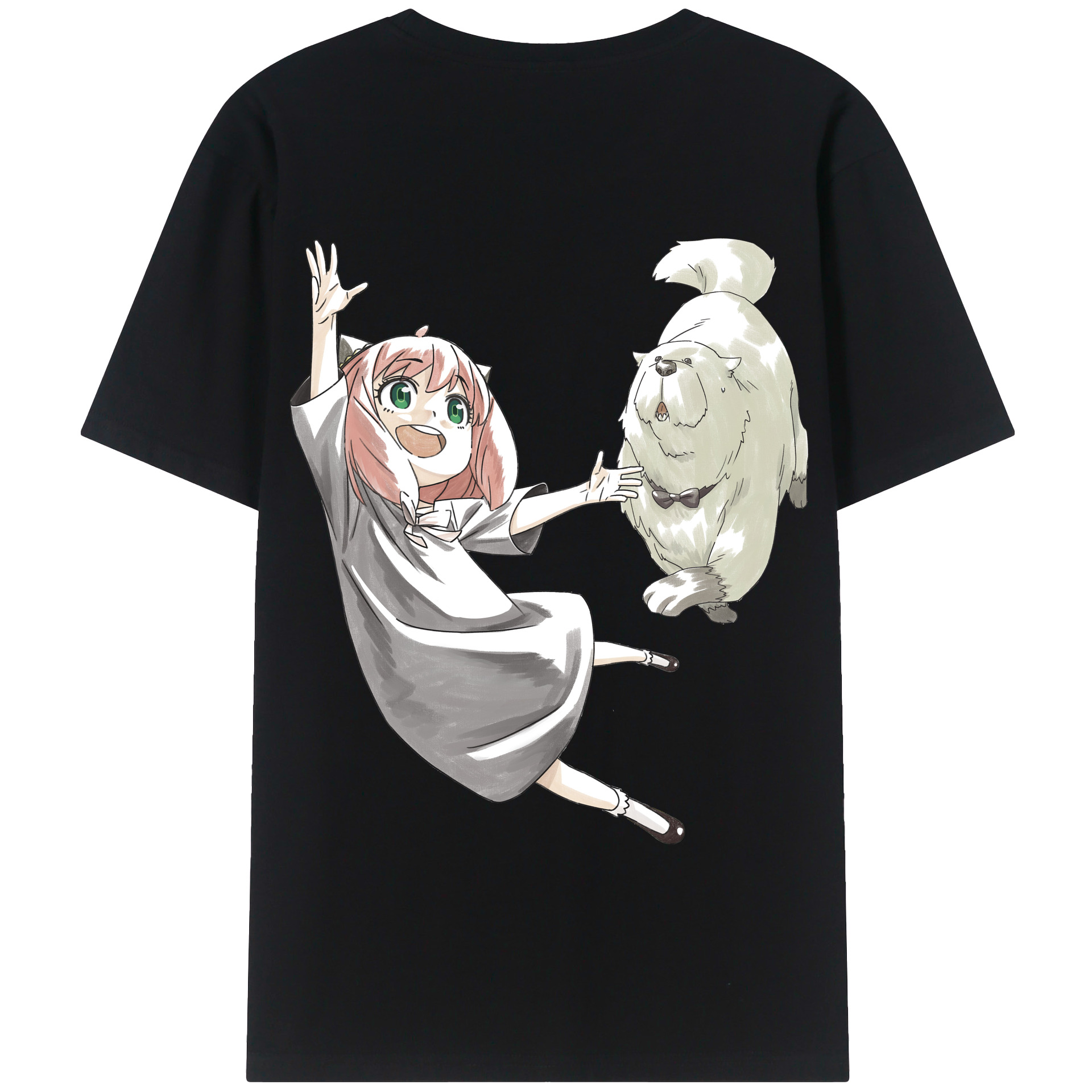 （画像用） SPY×FAMILY间谍家家酒 綿100％半袖Tシャツ（背面プリント）