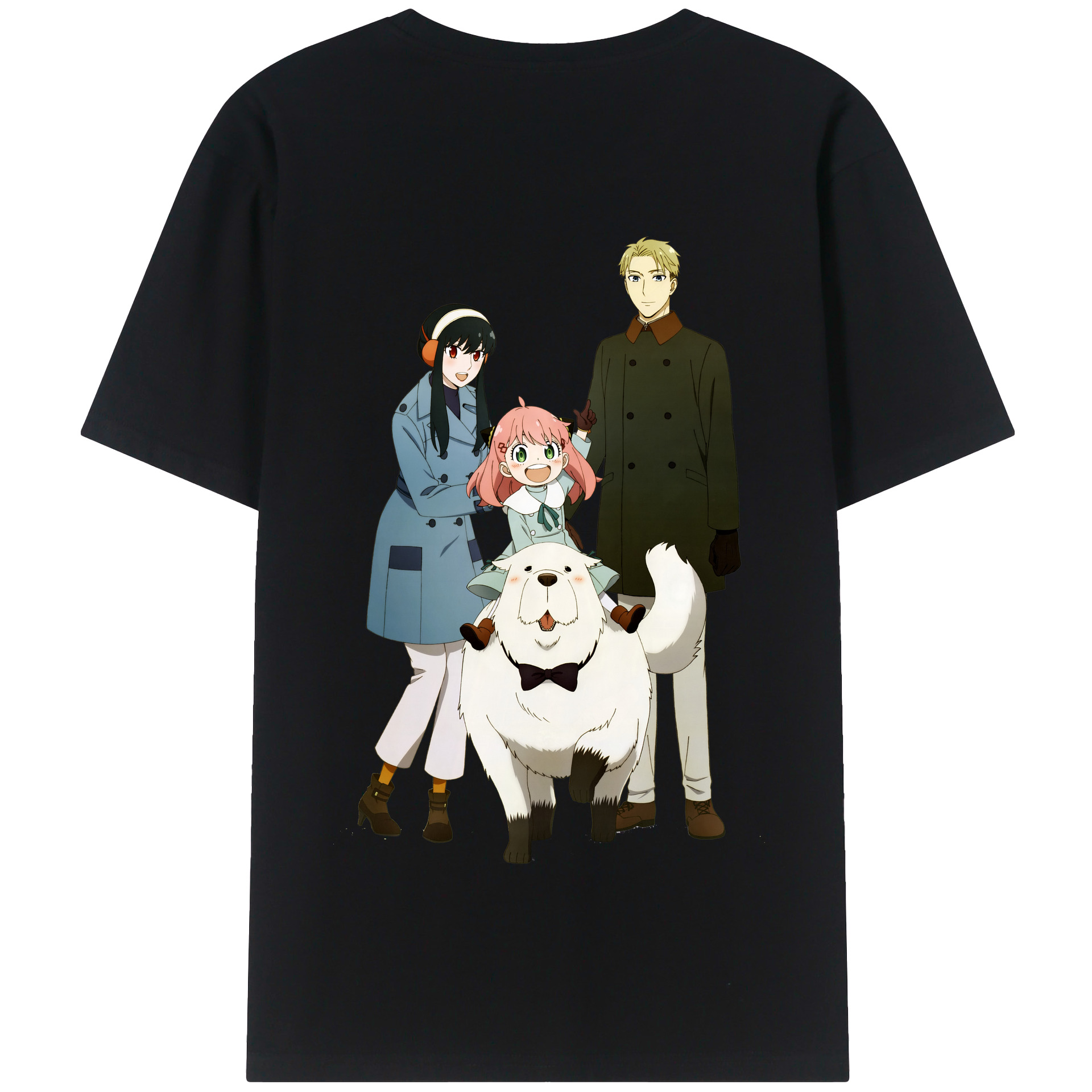 （画像用） SPY×FAMILY间谍家家酒 綿100％半袖Tシャツ（背面プリント）