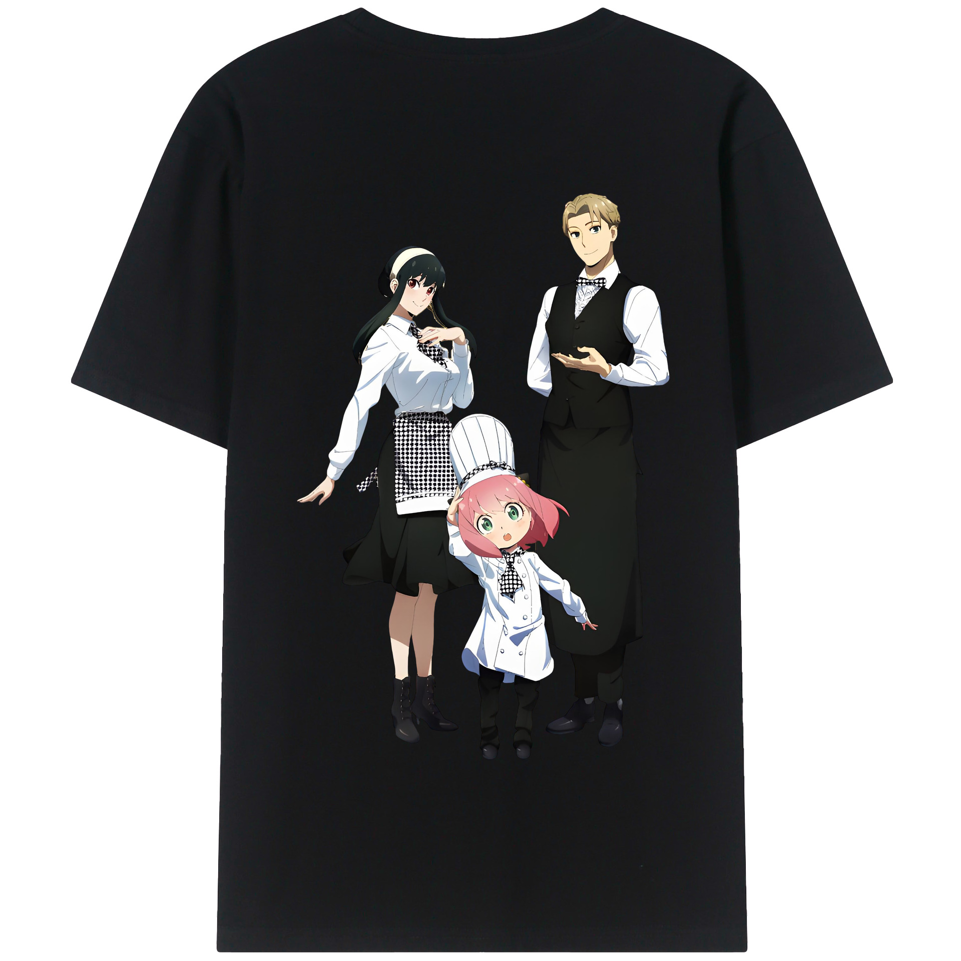 （画像用） SPY×FAMILY间谍家家酒 綿100％半袖Tシャツ（背面プリント）