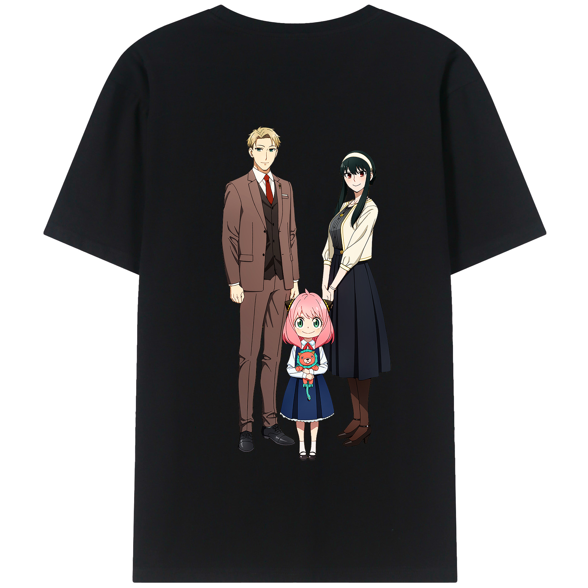 （画像用） SPY×FAMILY间谍家家酒 綿100％半袖Tシャツ（背面プリント）