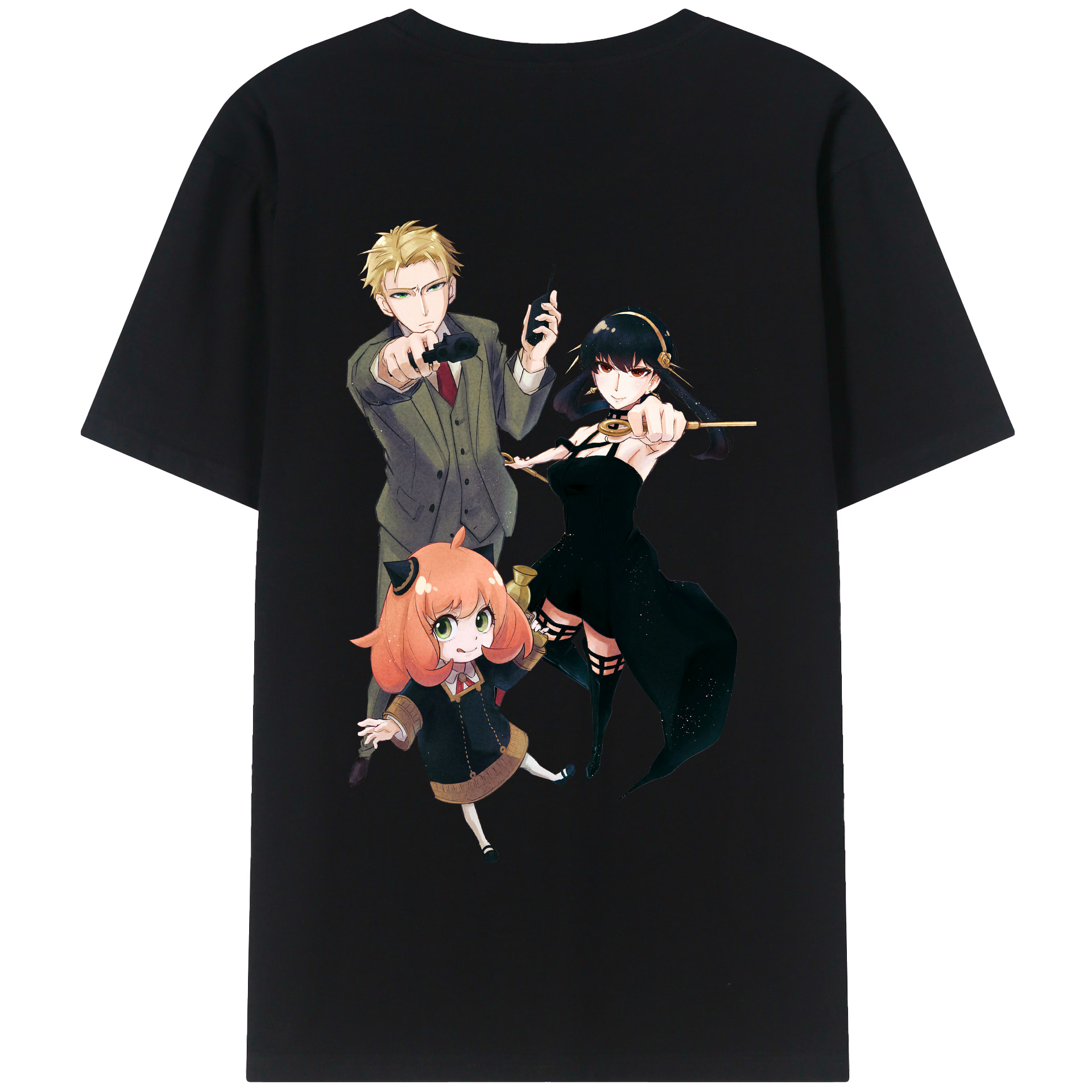 （画像用） SPY×FAMILY间谍家家酒 綿100％半袖Tシャツ（背面プリント）