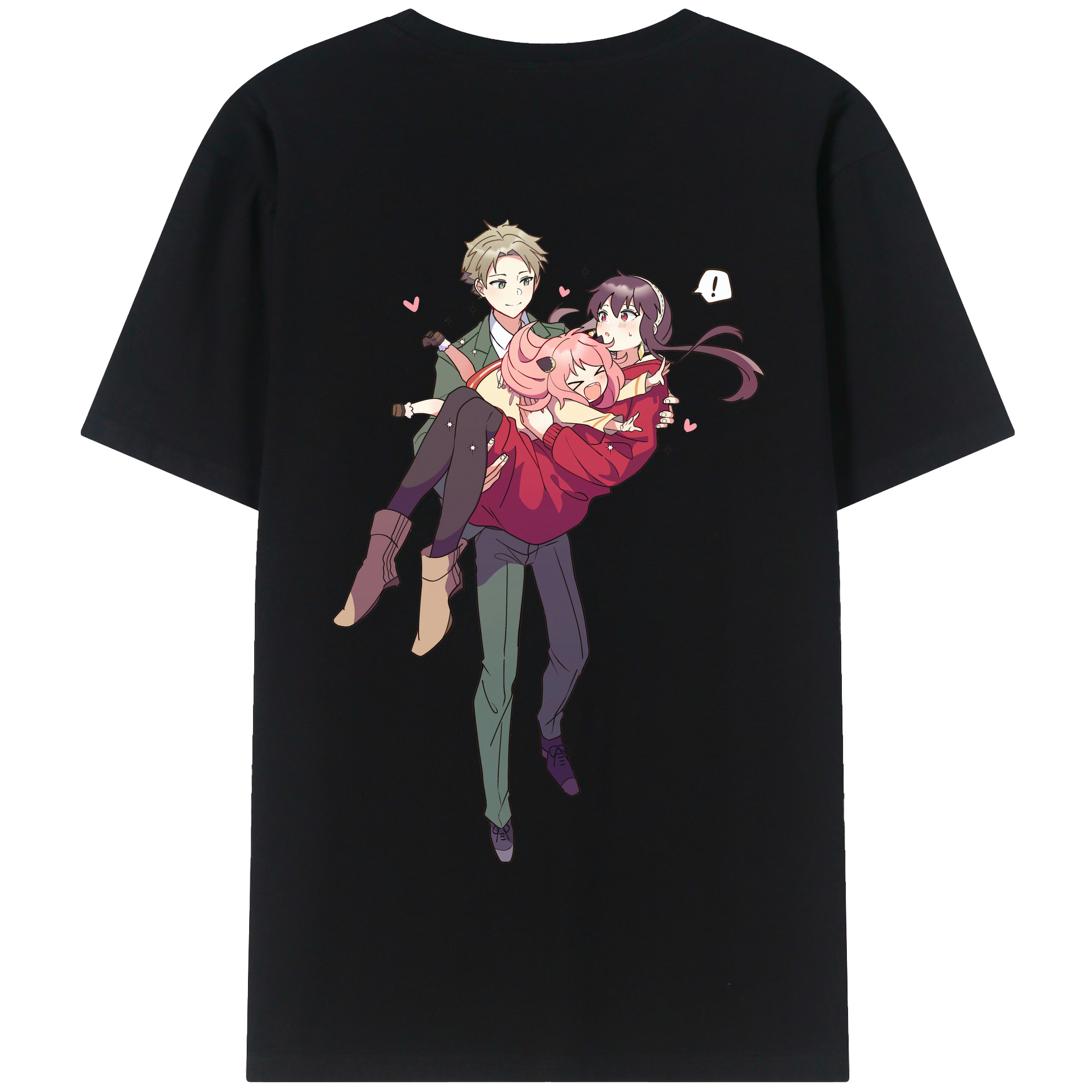 （画像用） SPY×FAMILY间谍家家酒 綿100％半袖Tシャツ（背面プリント）