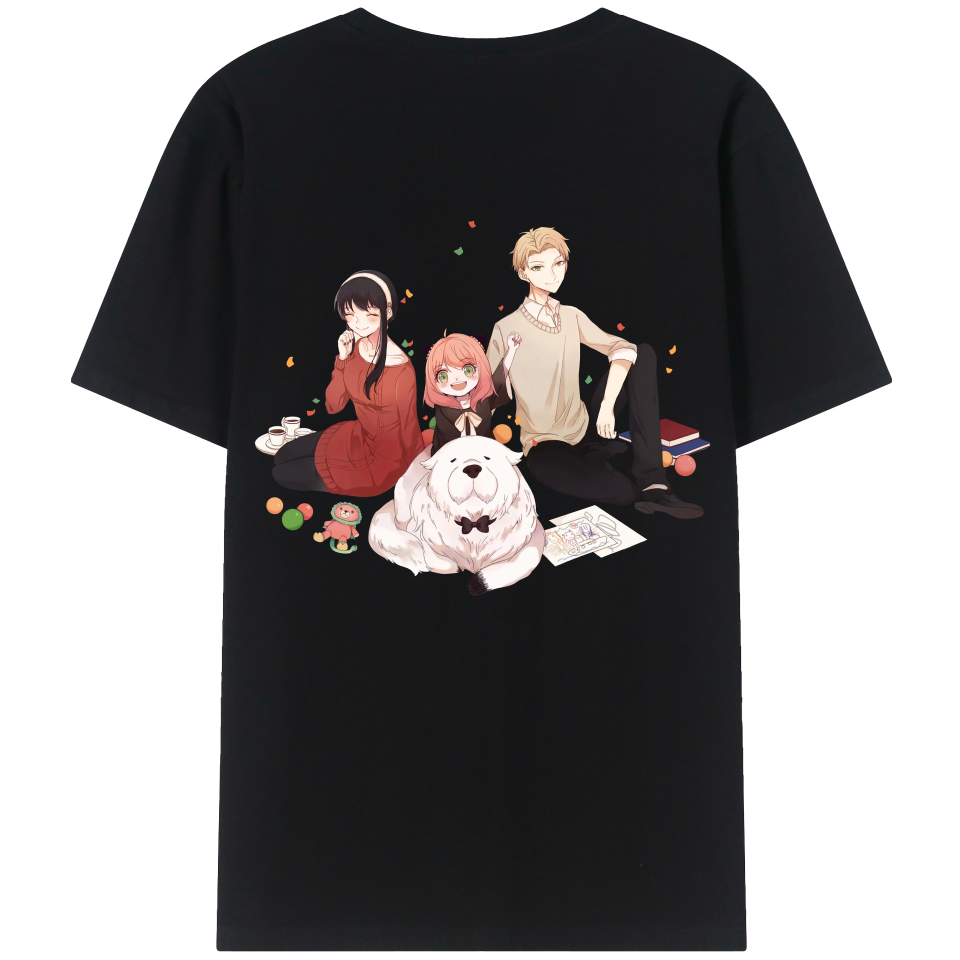 （画像用） SPY×FAMILY间谍家家酒 綿100％半袖Tシャツ（背面プリント）