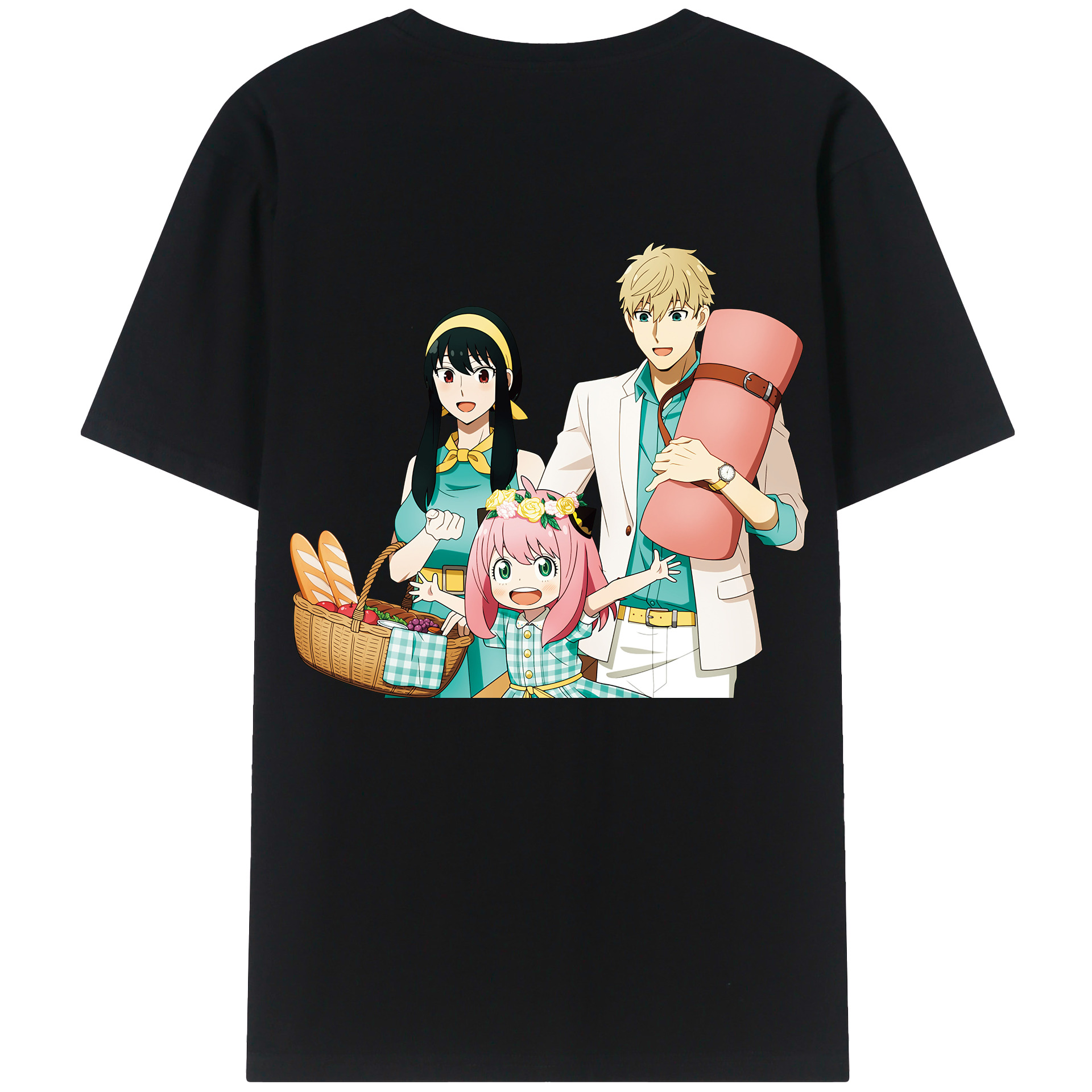 （画像用） SPY×FAMILY间谍家家酒 綿100％半袖Tシャツ（背面プリント）
