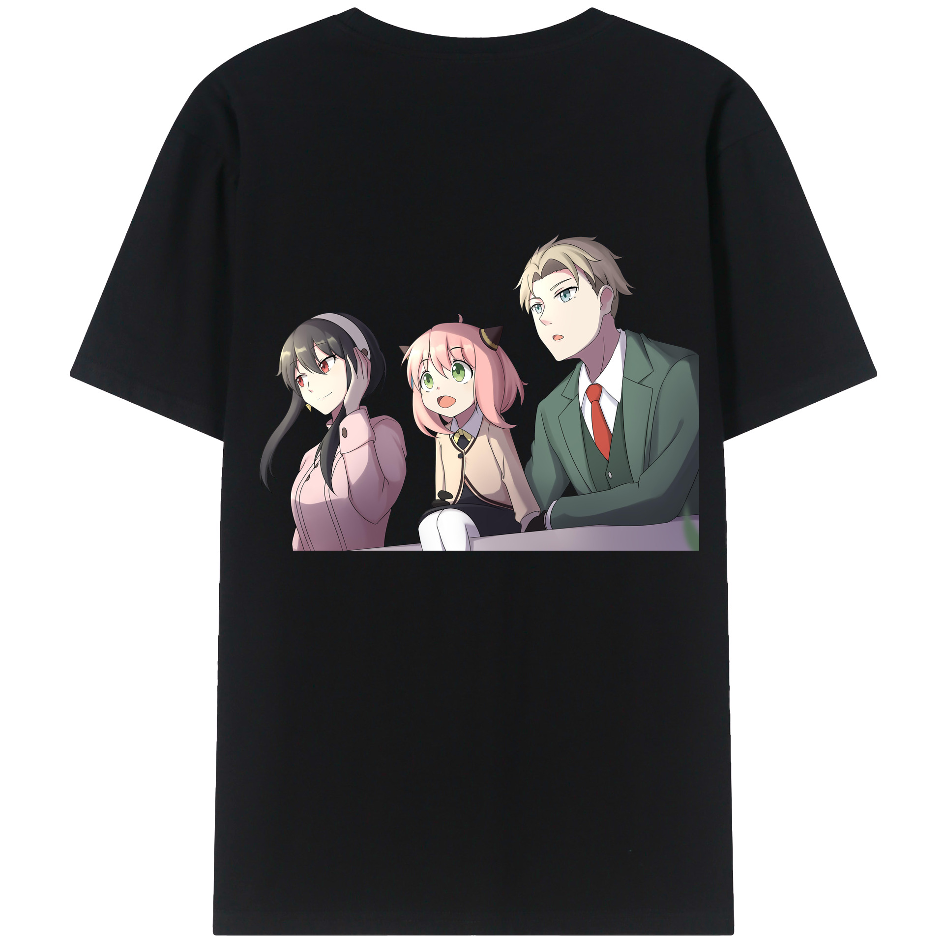 （画像用） SPY×FAMILY间谍家家酒 綿100％半袖Tシャツ（背面プリント）