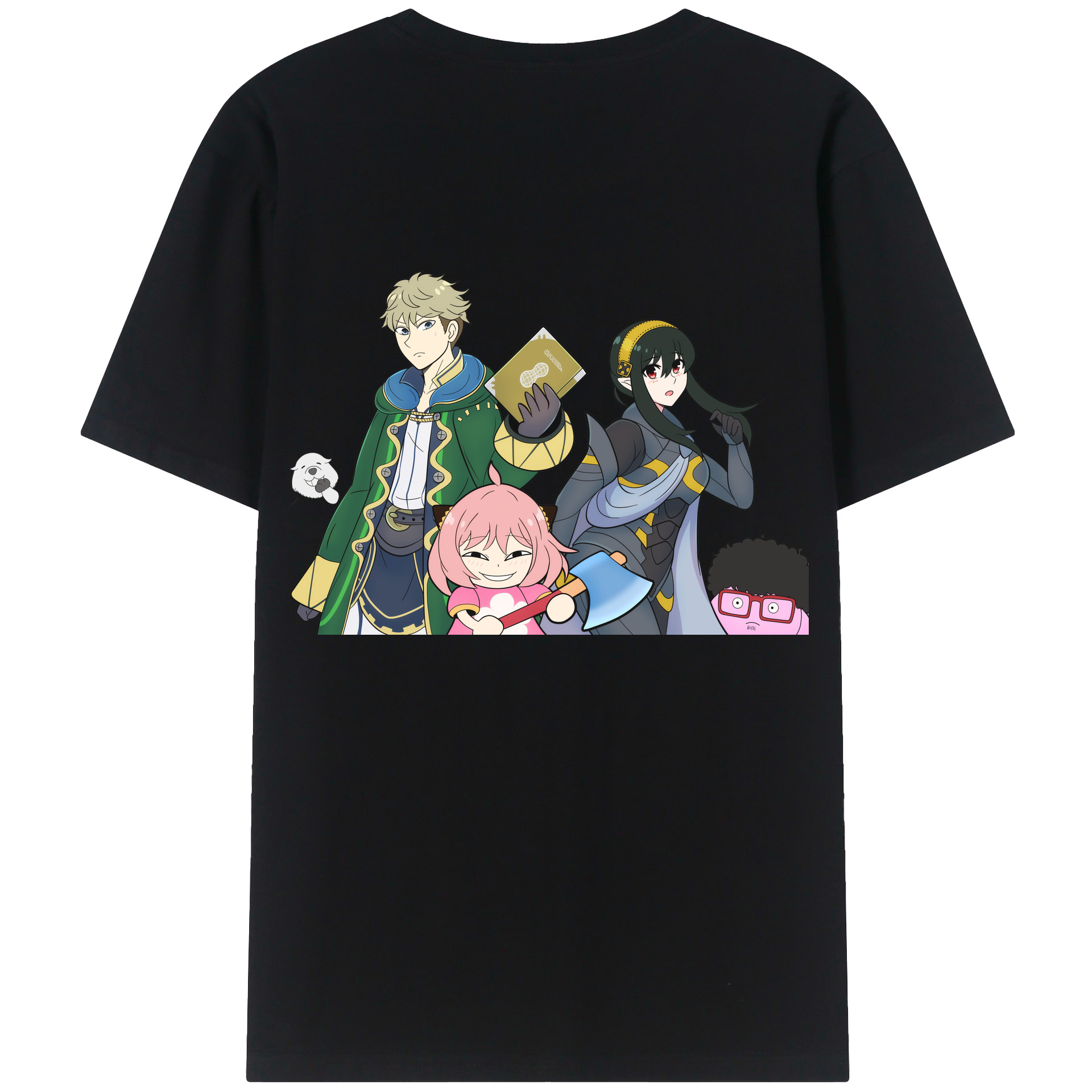 （画像用） SPY×FAMILY间谍家家酒 綿100％半袖Tシャツ（背面プリント）