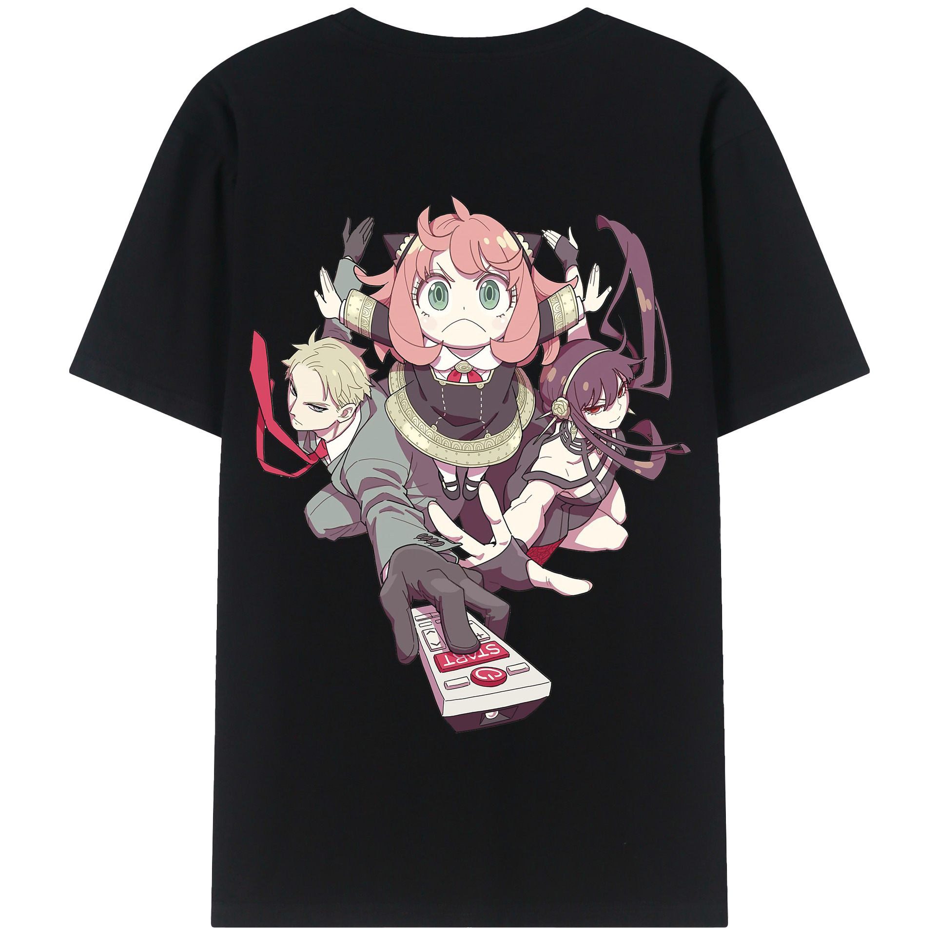 （画像用） SPY×FAMILY间谍家家酒 綿100％半袖Tシャツ（背面プリント）