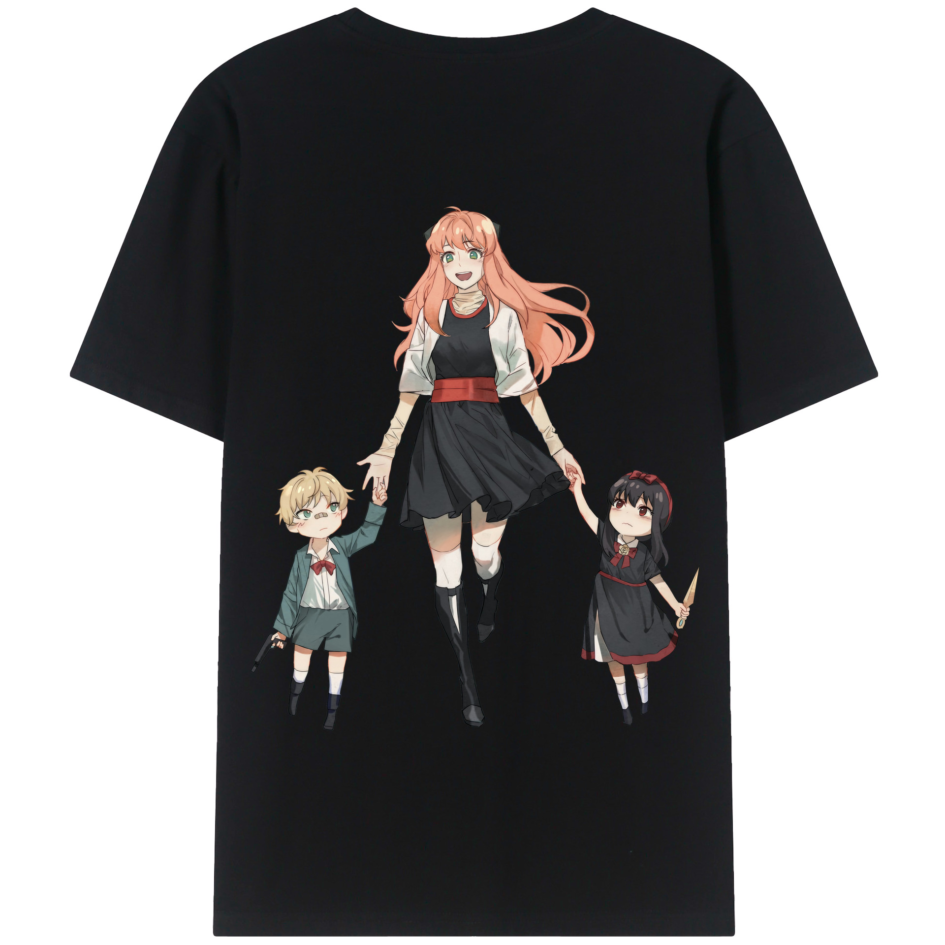 （画像用） SPY×FAMILY间谍家家酒 綿100％半袖Tシャツ（背面プリント）