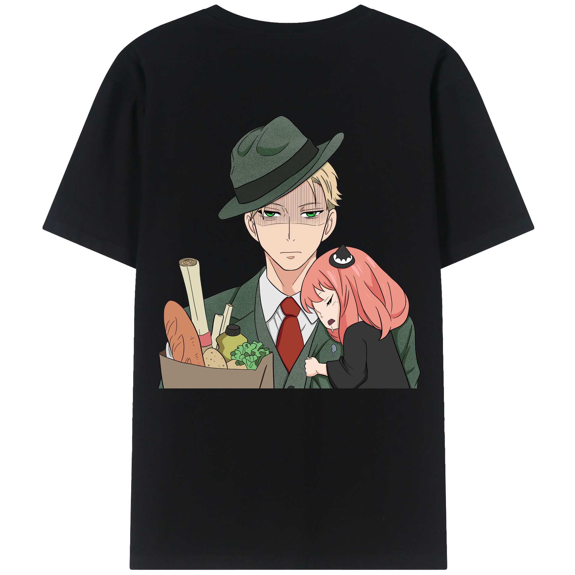（画像用） SPY×FAMILY间谍家家酒 綿100％半袖Tシャツ（背面プリント）