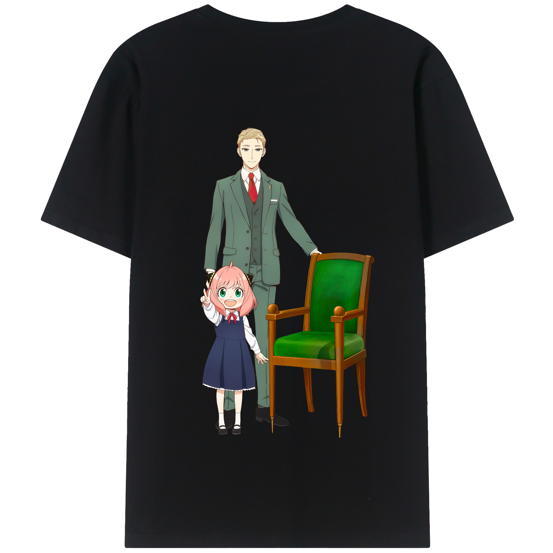 （画像用） SPY×FAMILY间谍家家酒 綿100％半袖Tシャツ（背面プリント）
