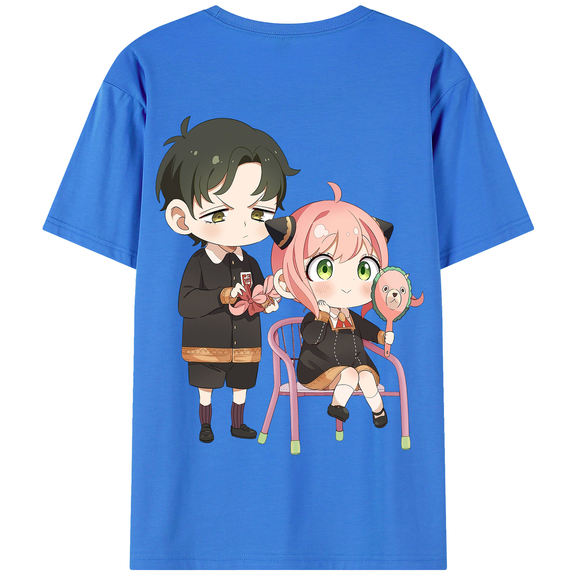 （画像用） SPY×FAMILY间谍家家酒 綿100％半袖Tシャツ（背面プリント）