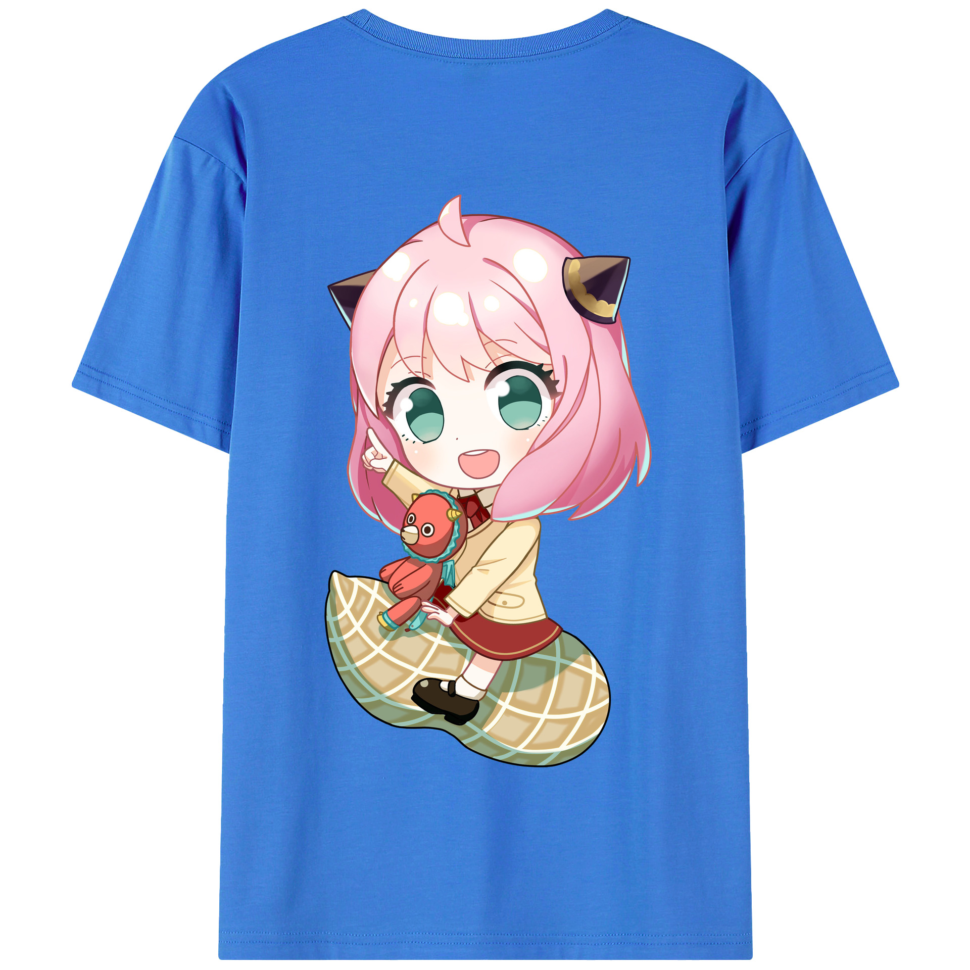 （画像用） SPY×FAMILY间谍家家酒 綿100％半袖Tシャツ（背面プリント）