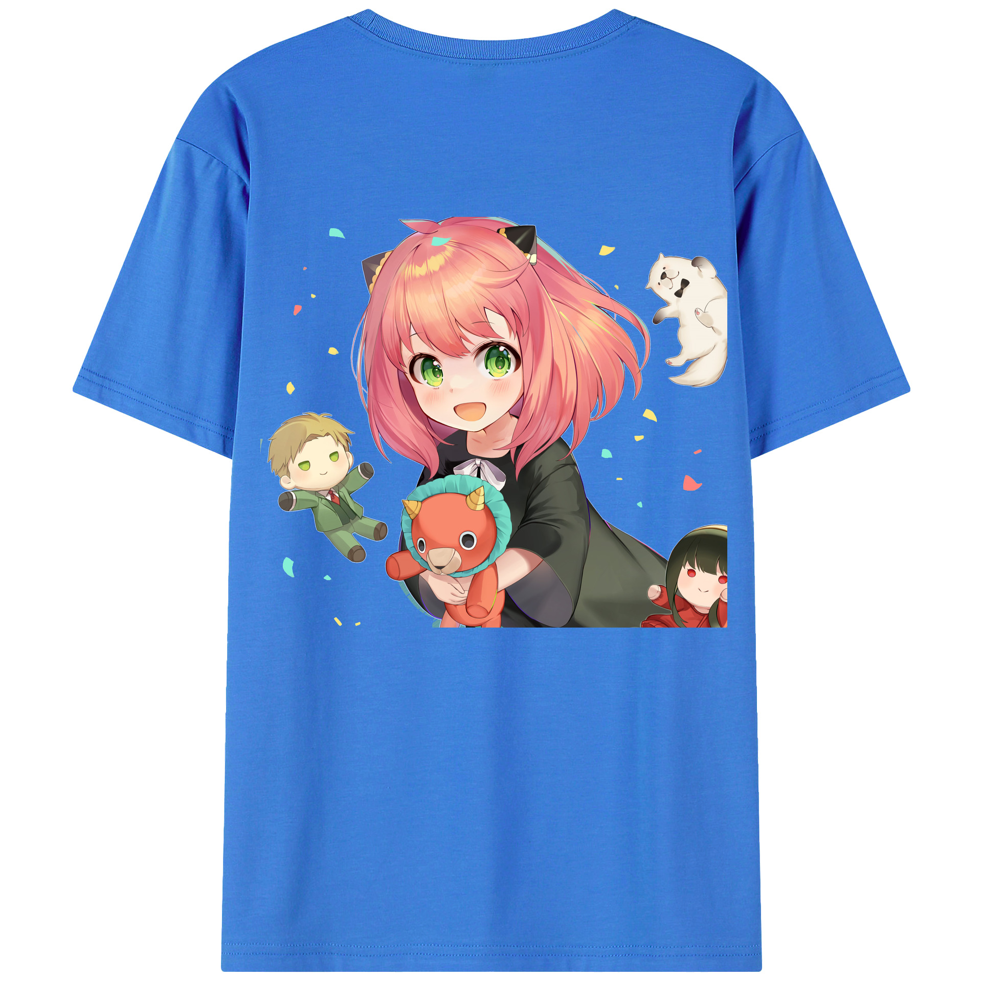 （画像用） SPY×FAMILY间谍家家酒 綿100％半袖Tシャツ（背面プリント）