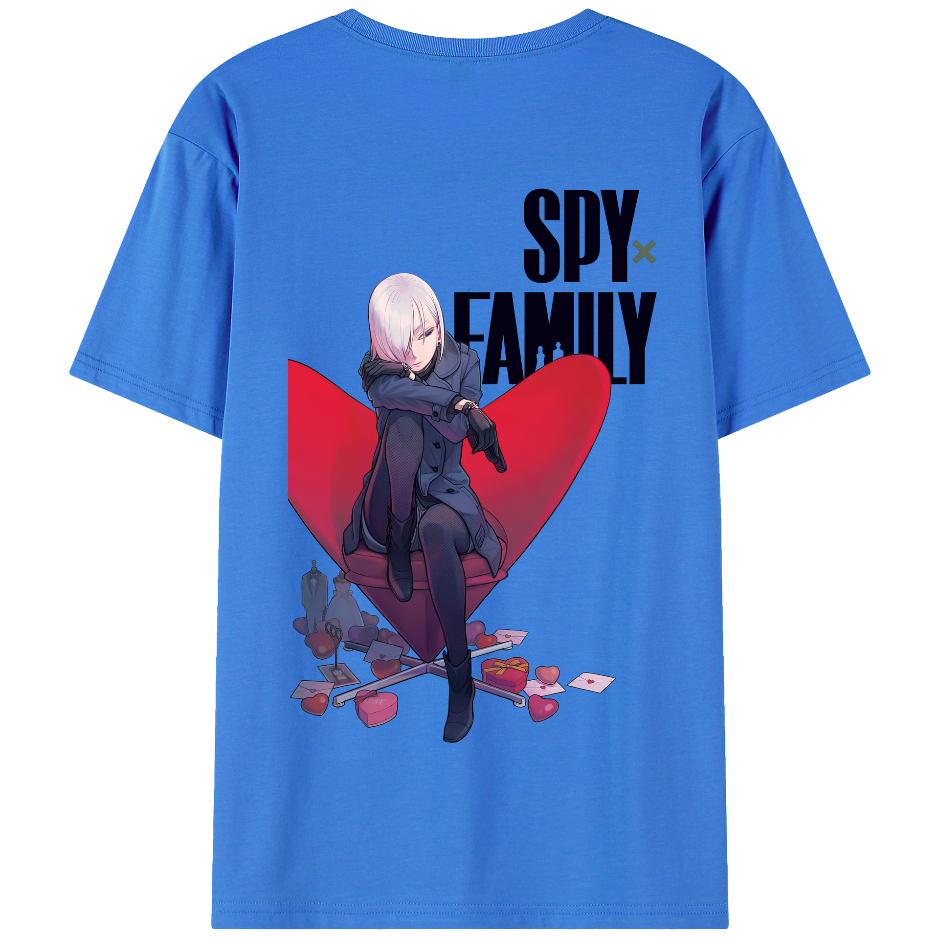 （画像用） SPY×FAMILY间谍家家酒 綿100％半袖Tシャツ（背面プリント）