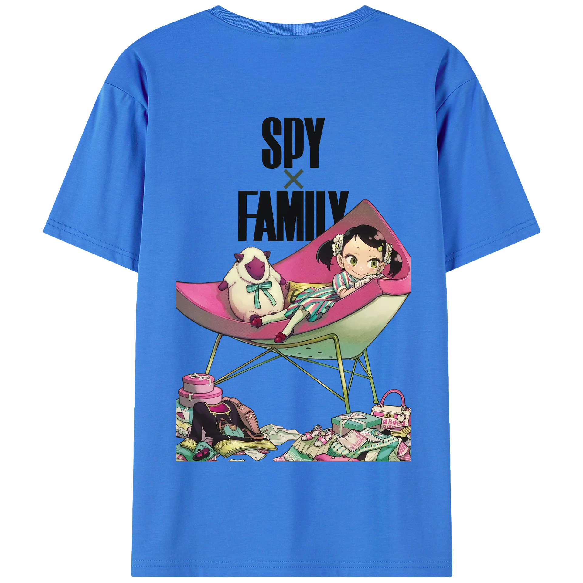 （画像用） SPY×FAMILY间谍家家酒 綿100％半袖Tシャツ（背面プリント）