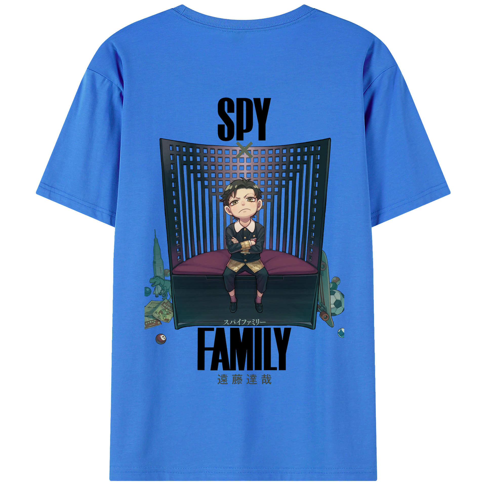 （画像用） SPY×FAMILY间谍家家酒 綿100％半袖Tシャツ（背面プリント）