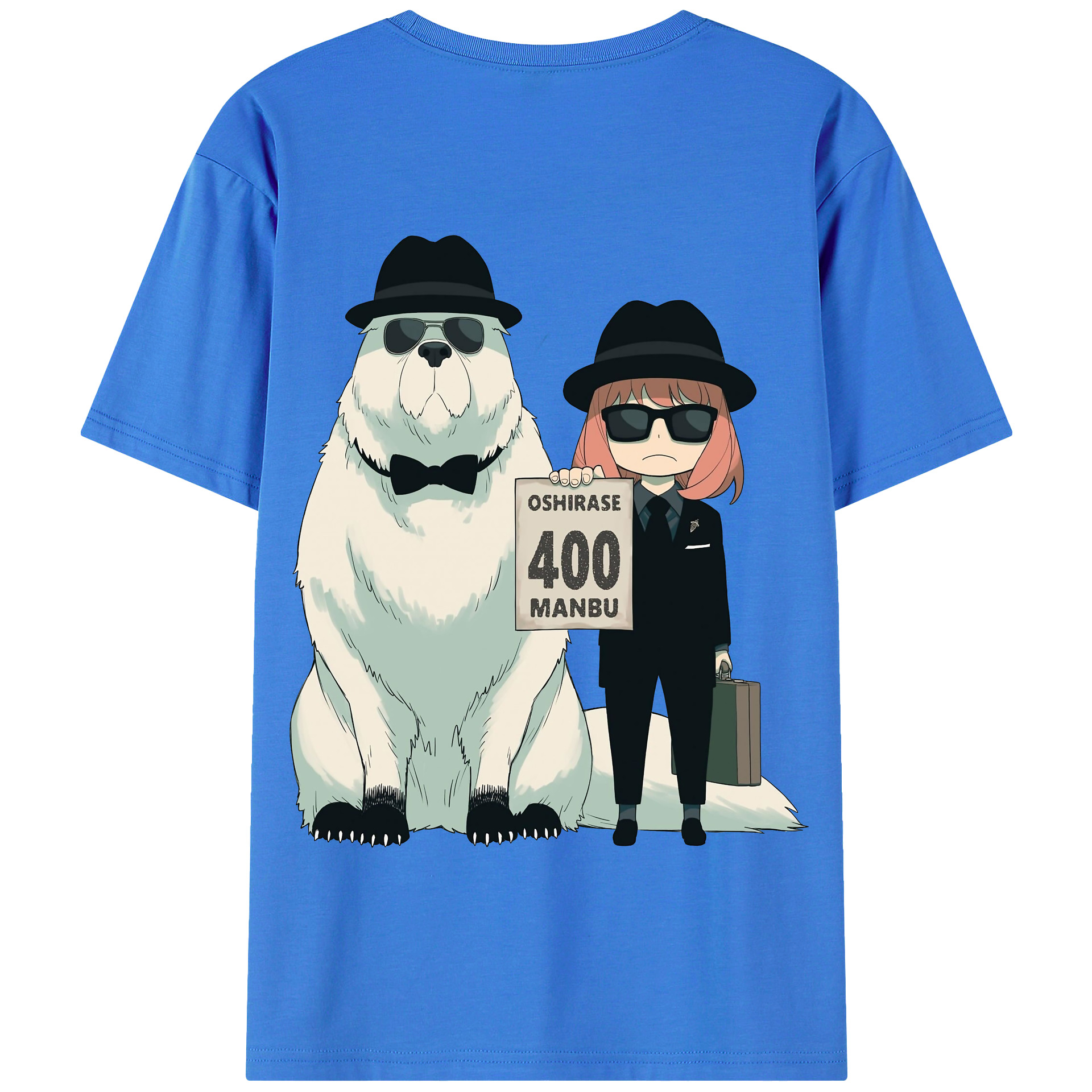 （画像用） SPY×FAMILY间谍家家酒 綿100％半袖Tシャツ（背面プリント）