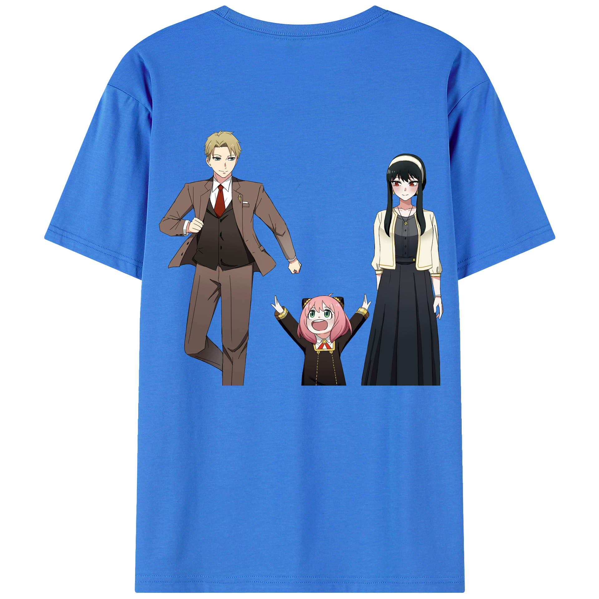 （画像用） SPY×FAMILY间谍家家酒 綿100％半袖Tシャツ（背面プリント）