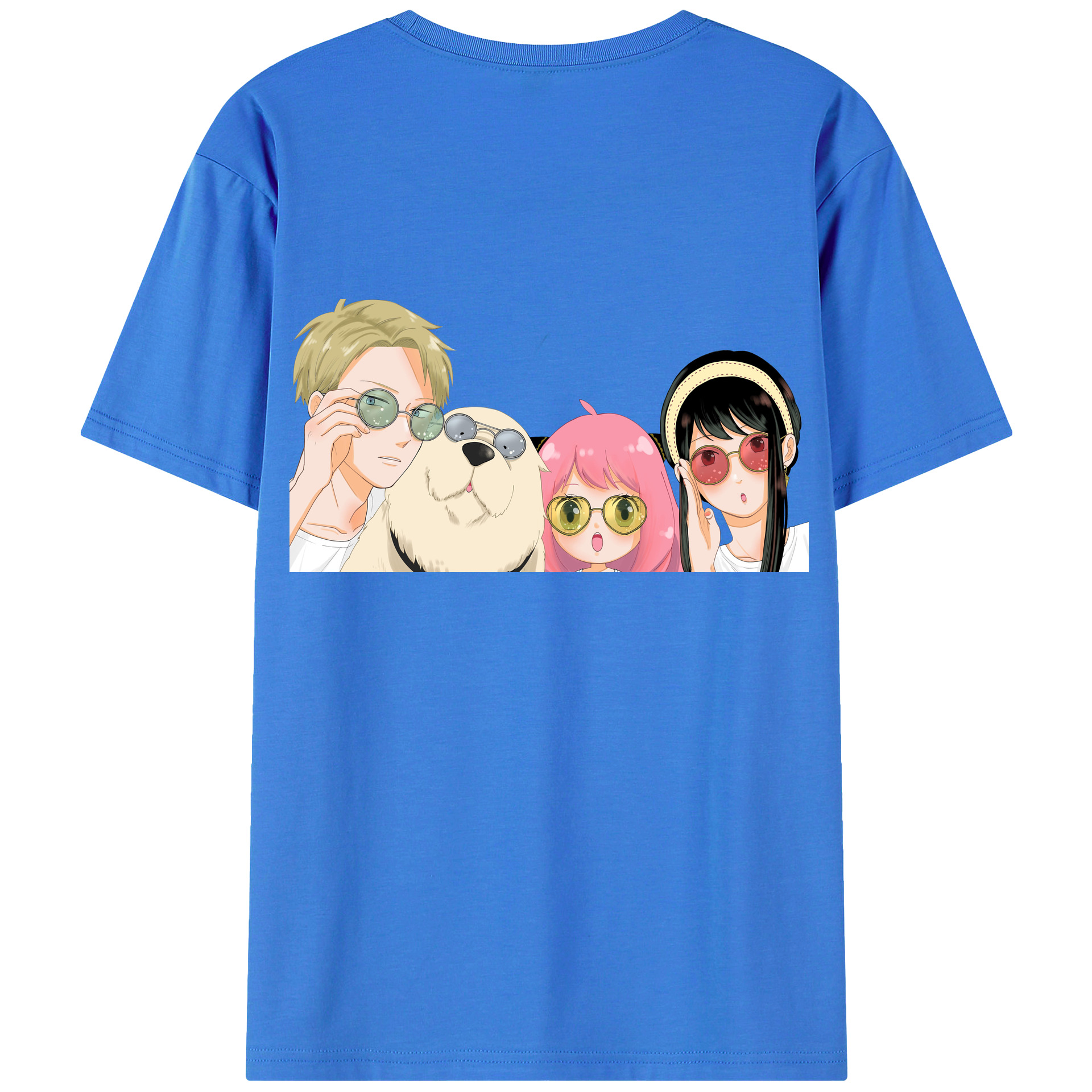 （画像用） SPY×FAMILY间谍家家酒 綿100％半袖Tシャツ（背面プリント）