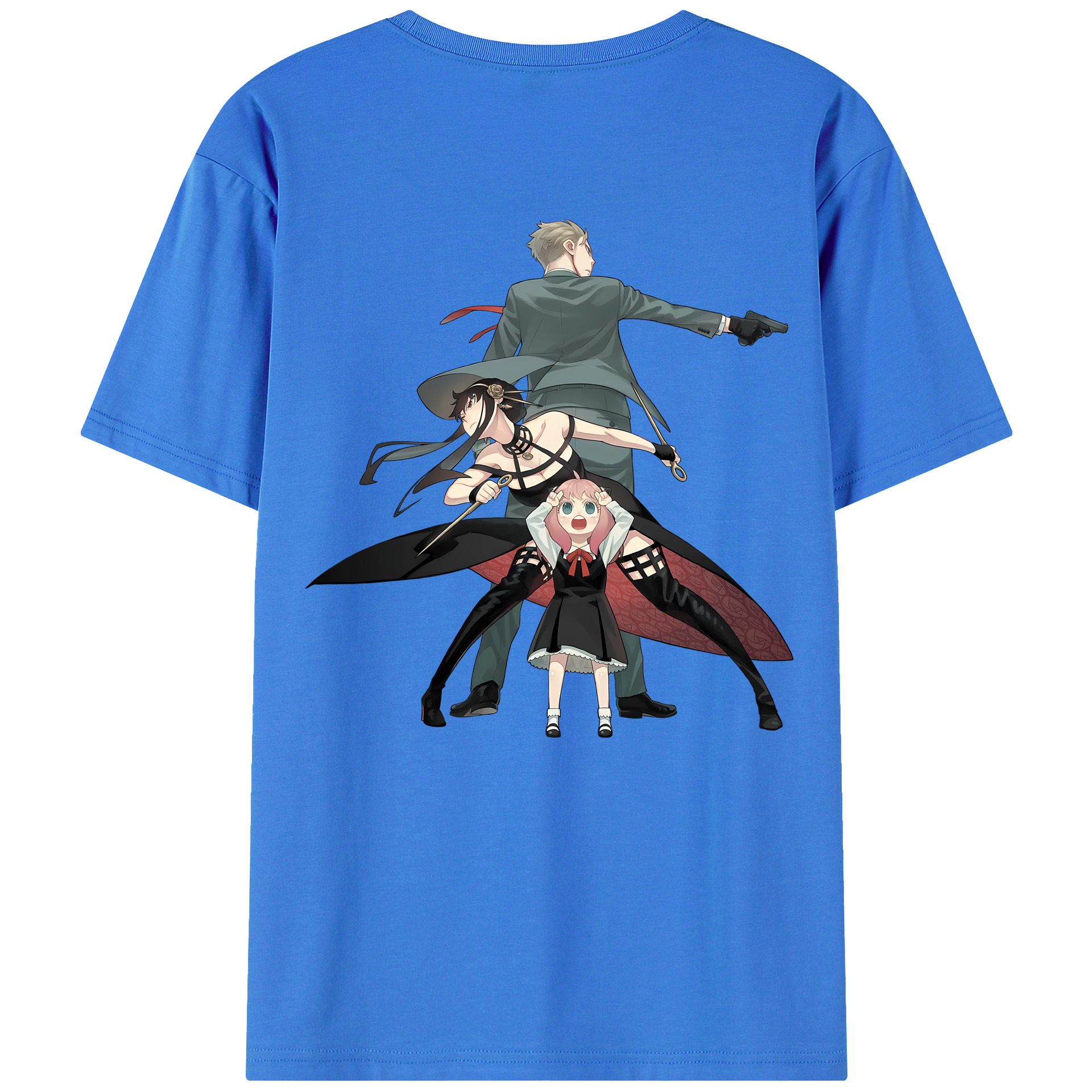（画像用） SPY×FAMILY间谍家家酒 綿100％半袖Tシャツ（背面プリント）