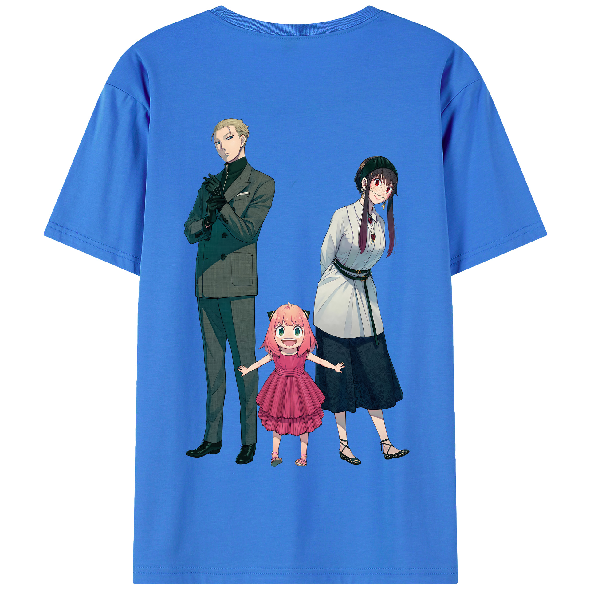 （画像用） SPY×FAMILY间谍家家酒 綿100％半袖Tシャツ（背面プリント）