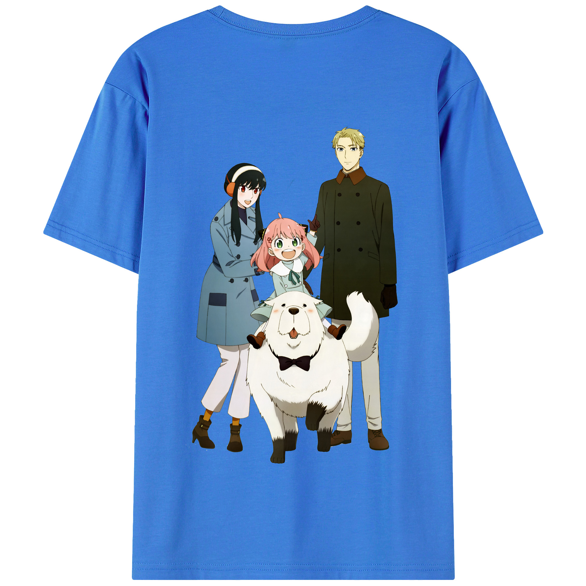 （画像用） SPY×FAMILY间谍家家酒 綿100％半袖Tシャツ（背面プリント）